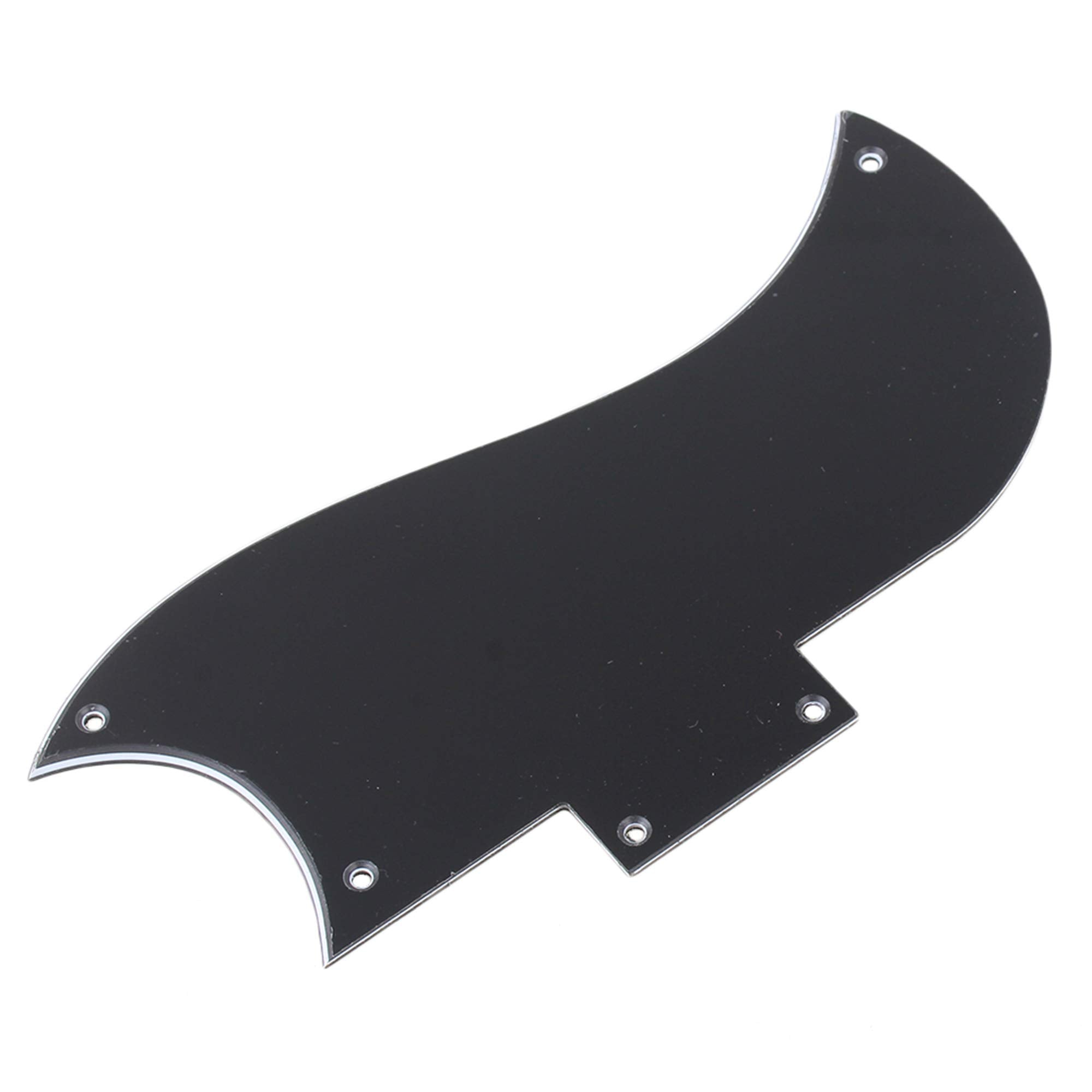 Pickguard for SG 3-ply Black 2-Humbucking 5 Holes Guitar Pickguard