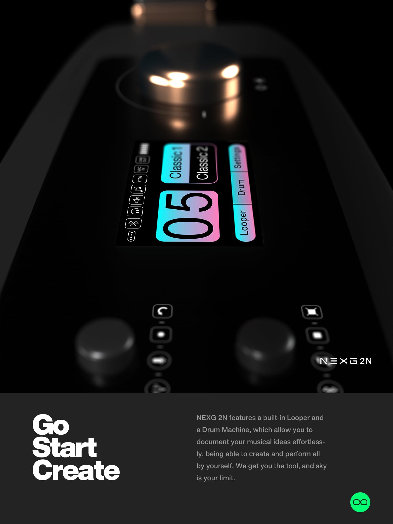 Enya Acoustic-Electric Carbon Fiber Classical Nylon String Travel Guitar NEXG 2N Smart Acustica Electric Guitarra with 50W Wirel