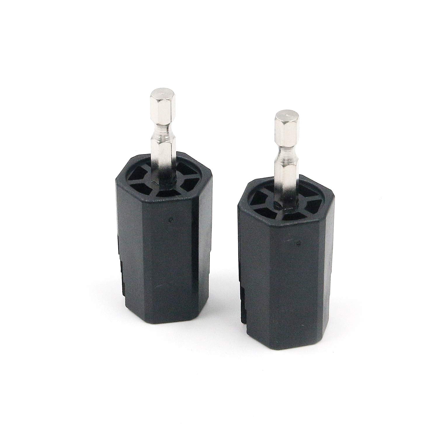 FarBoat 2Pcs Guitar String Winder Head Hex Electric Drill Tuning Peg Puller Repair Maintenance DIY Tool Accessories for Electric