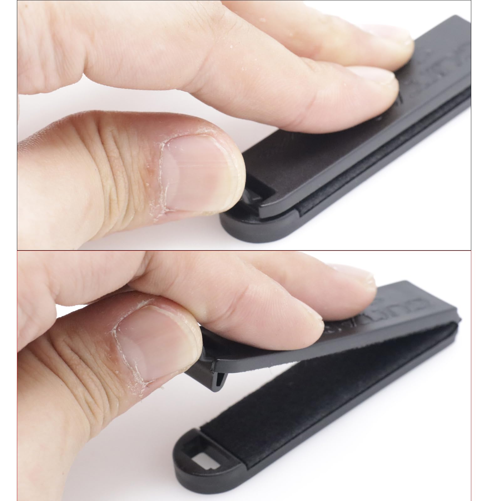 Cheerock Acoustic Guitar Mute & Soundhole Cover, 2-Pack Rubber Effective String Silencer & Feedback Buster, Compatible with 4-In