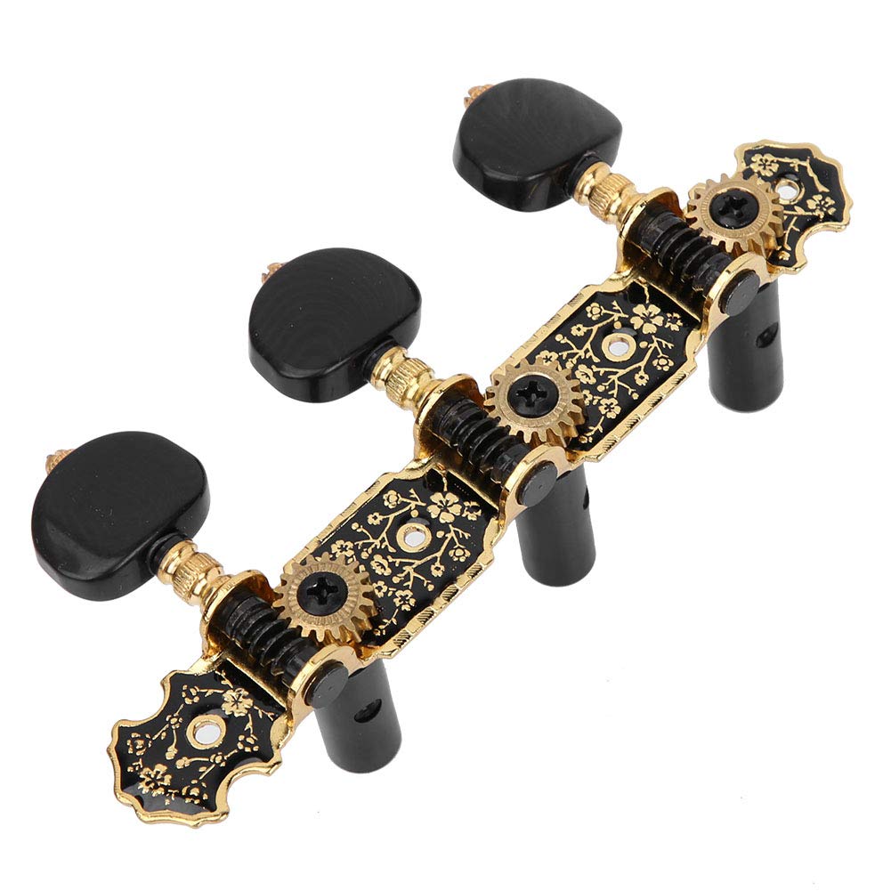 Guitar Tuning Pegs, Knobs Tuning Keys Machine Heads Replacement 3L3R String Tuner Exquisite Tuning Fast and Accurately Enclosed