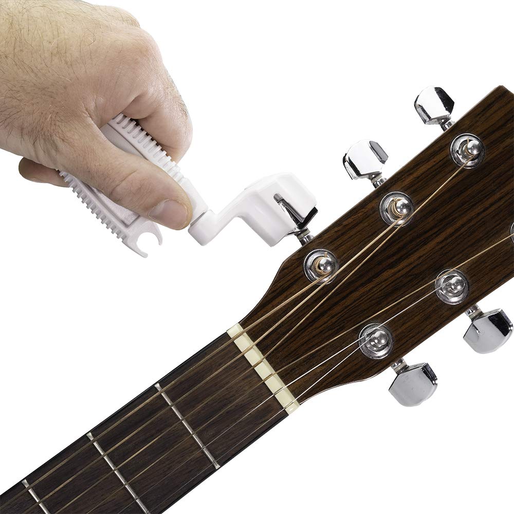 D'Addario Pro-Winder - Guitar String Winder, Guitar String Cutter, Guitar Bridge Pin Puller - Ultimate Ergonomic All in One Guit