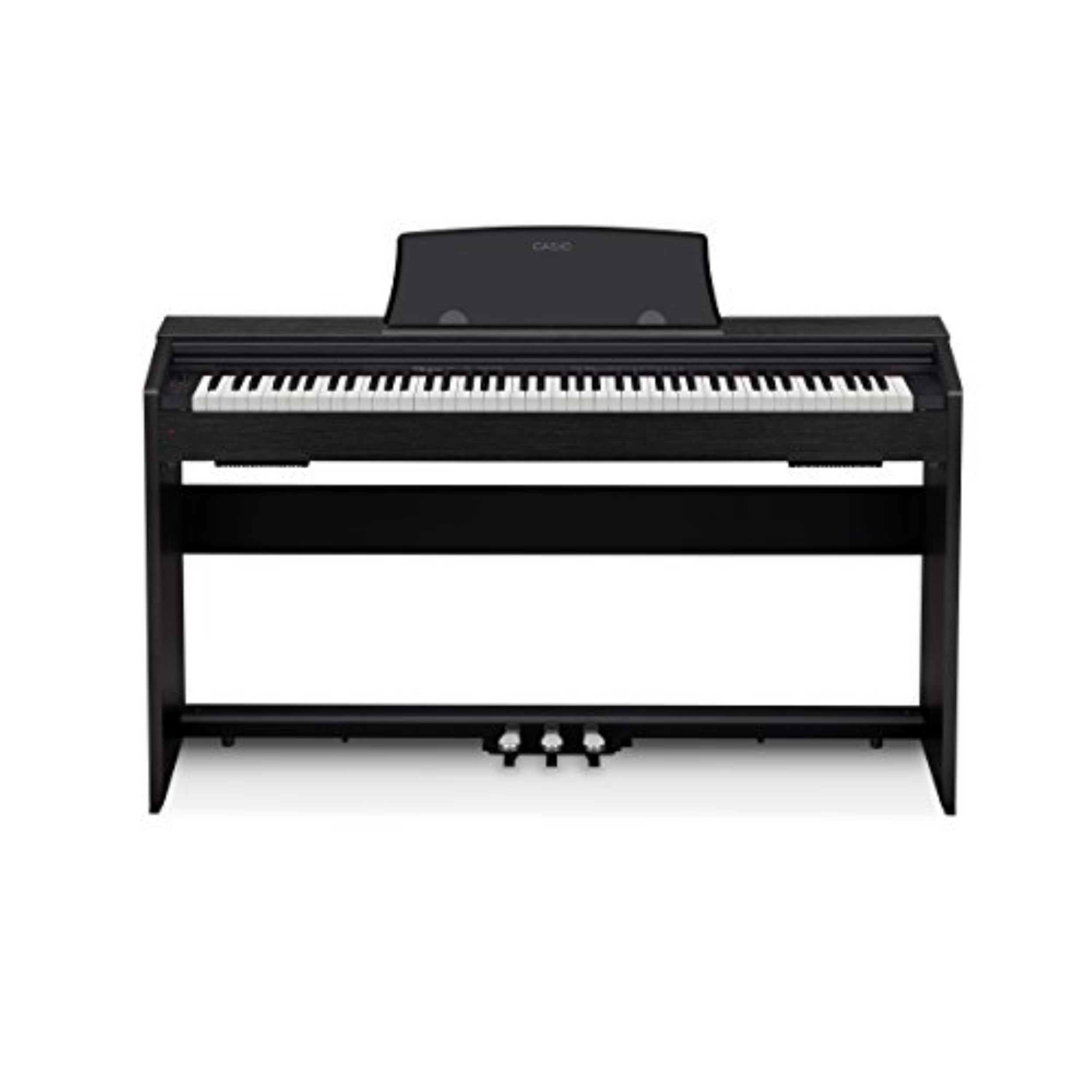 Casio Privia PX-770 Console Digital Piano, with 88-Key Weighted Action, 18 Tones, 16W Speaker System, USB-MIDI, Black Finish (PX