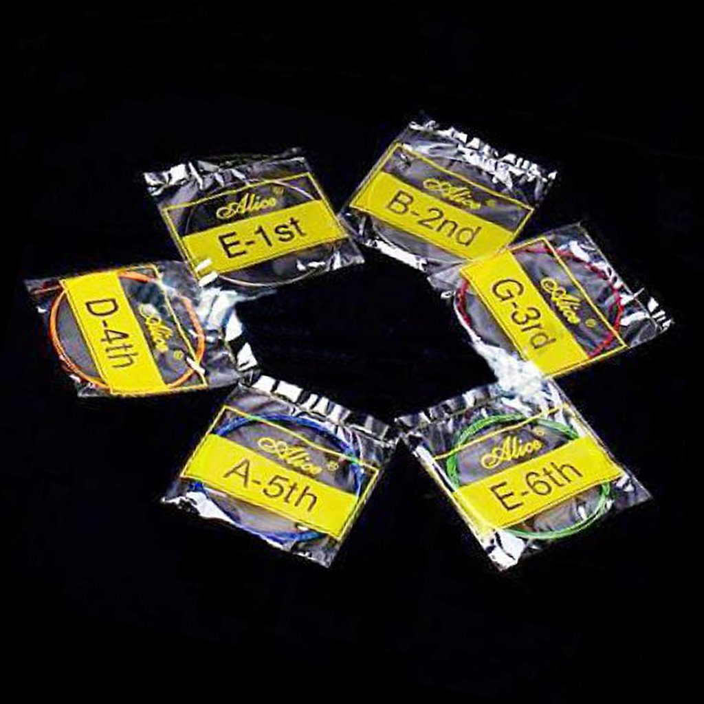 Club BollywoodRainbow Color Guitar String Acoustic Guitar Colorful