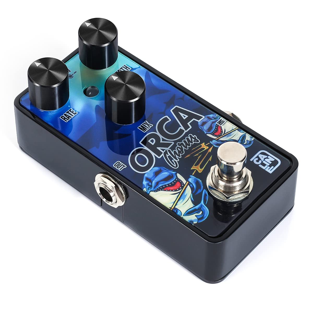 Caline Mini Guitar Chorus Pedal G003 G Series Classic Digital Chorus Effect Pedal from the Sounds of the 80s for Electric Guitar