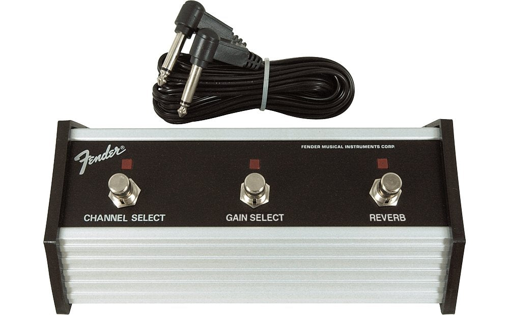 Fender 3-Button Footswitch: Channel/Gain/Reverb With 1/4-Inch Jack