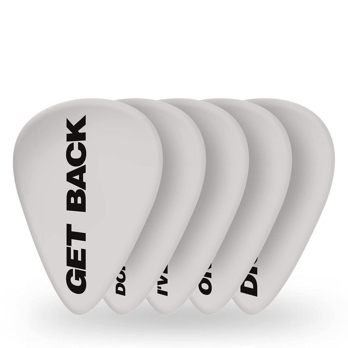 Daddario Accessories Beatles Guitar Picks - The Beatles Collectable Guitar Picks - Get Back, 10 Pack, Heavy