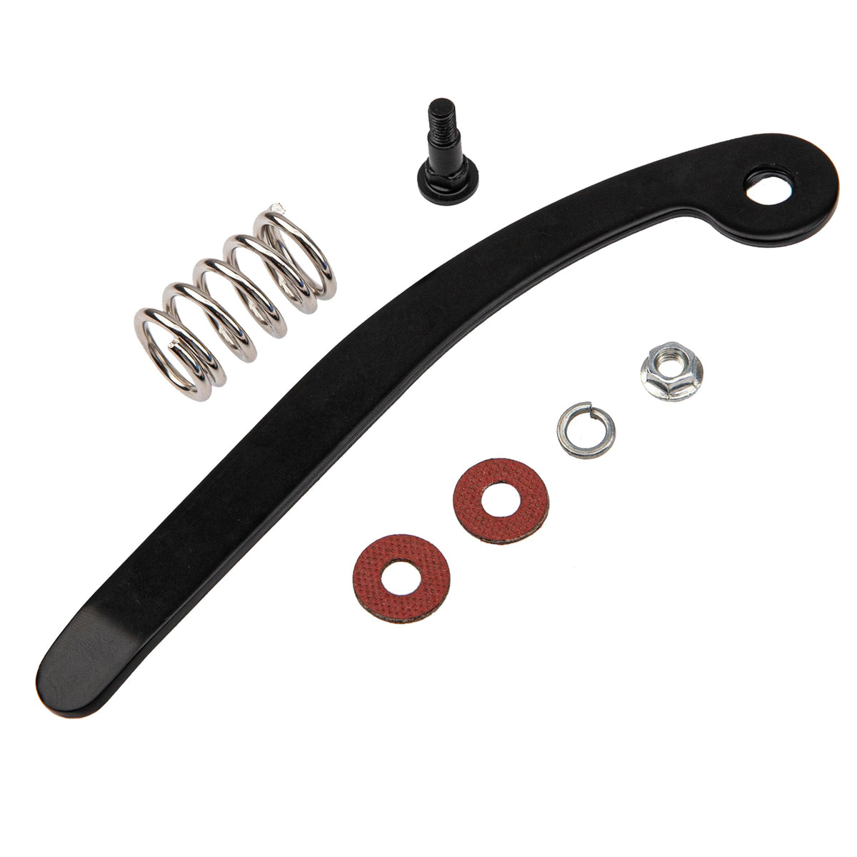 1Set Yootones Guitar Vibrato Bridge Tremolo System Arm Whammy Bar With Nut Spring Compatible With Electric Guitar (Black)