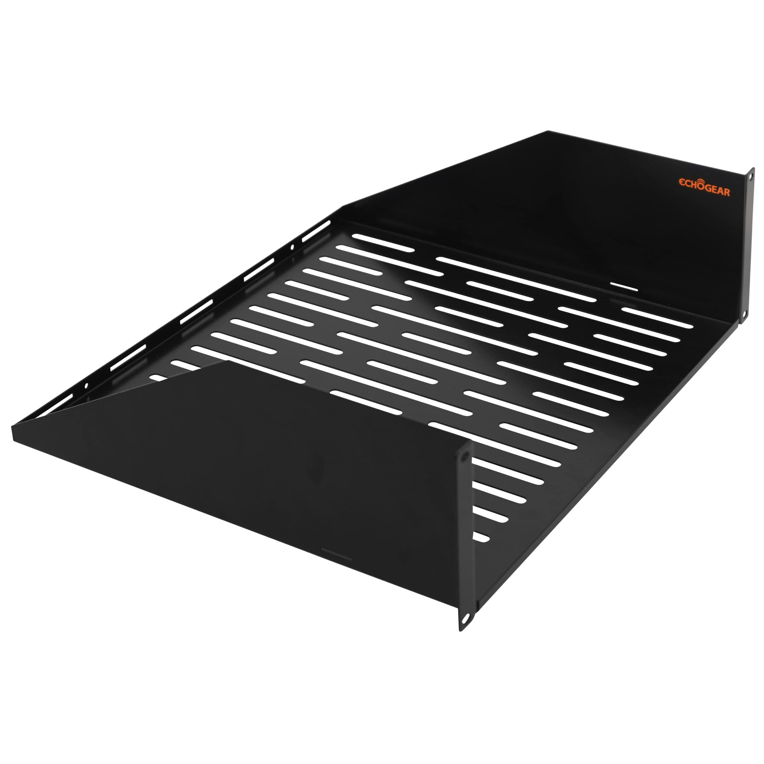 ECHOGEAR 3U Rack Shelf - Universal Design Works with Any Rack - Holds 75bs of Servers, Network Gear, or AV Equipment - 15 Deep S