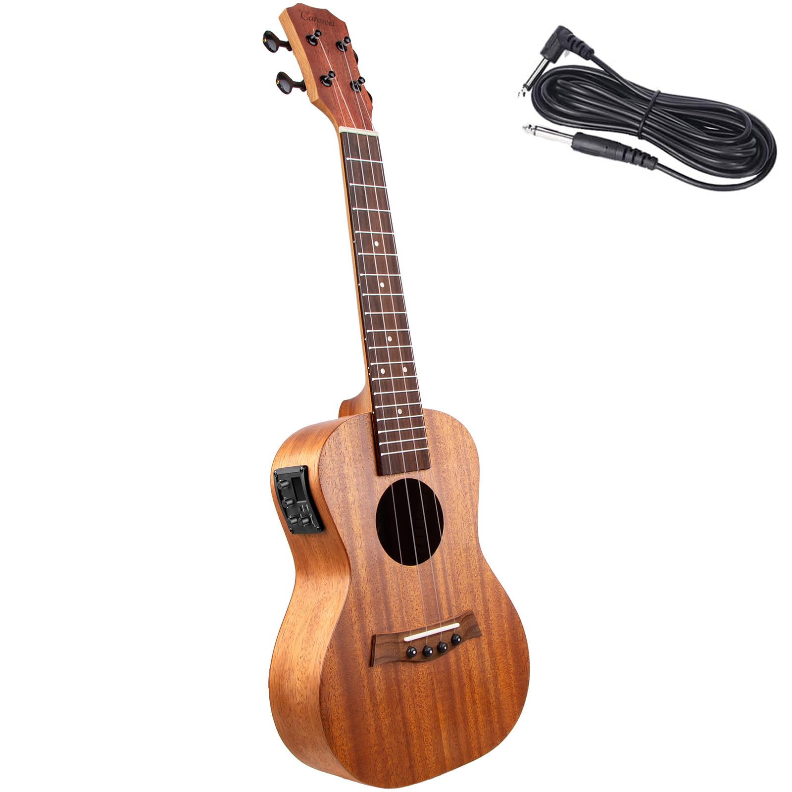 Minor Imperfections - Caramel All Solid Mahogany Acoustic & Electric Concert Ukulele