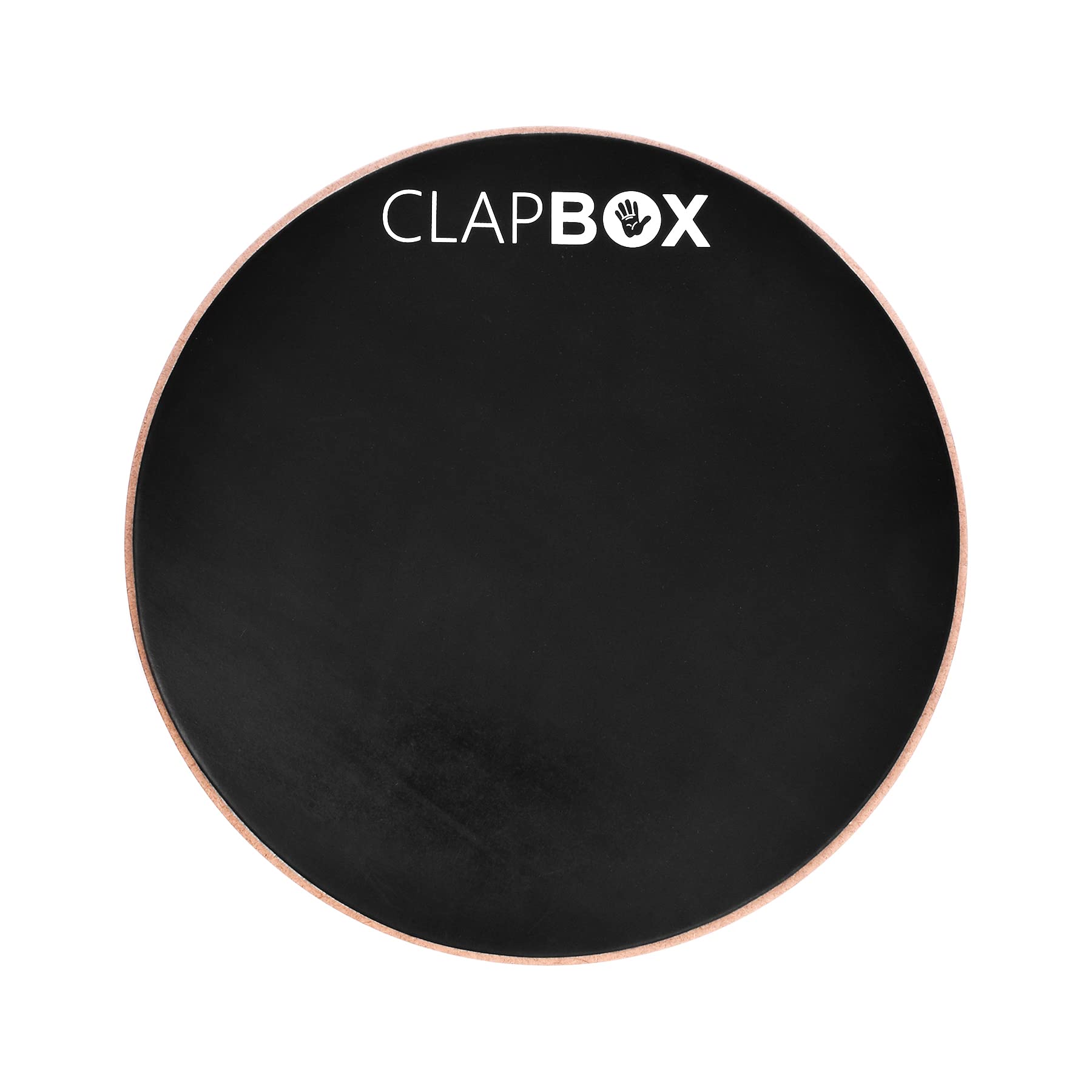 Clapbox Drum Practice Pad - 8 Inches, Black, Cb-Ppd (Practice Pad Only)