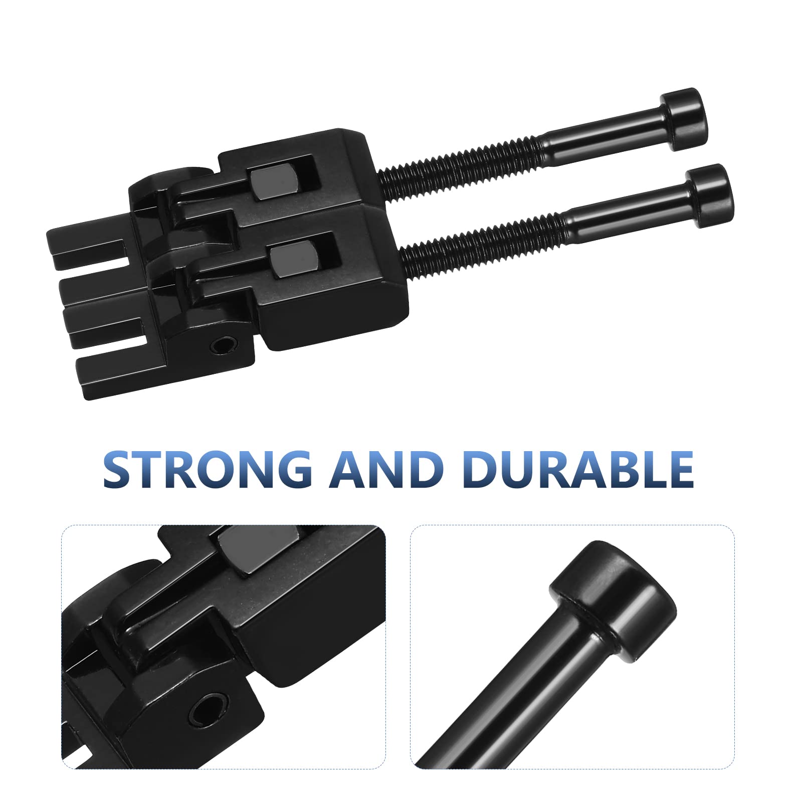 SUPVOX Set of 6 Double Locking Systyem Locked Saddles for Floyd Rose Guitar Tremolo Bridge with String Lock Screws