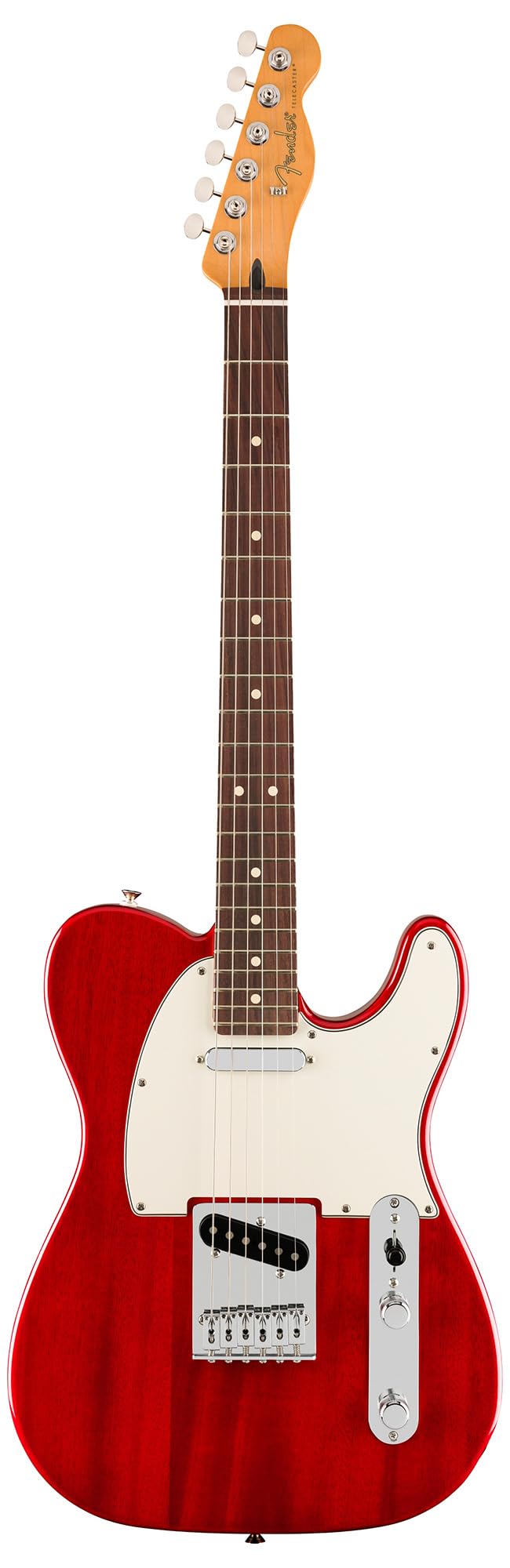 Fender Player II Telecaster - Transparent Cherry Bundle with Gig Bag, Strap, Cable, 3-Pack Picks and Guitar Cleaning Kit