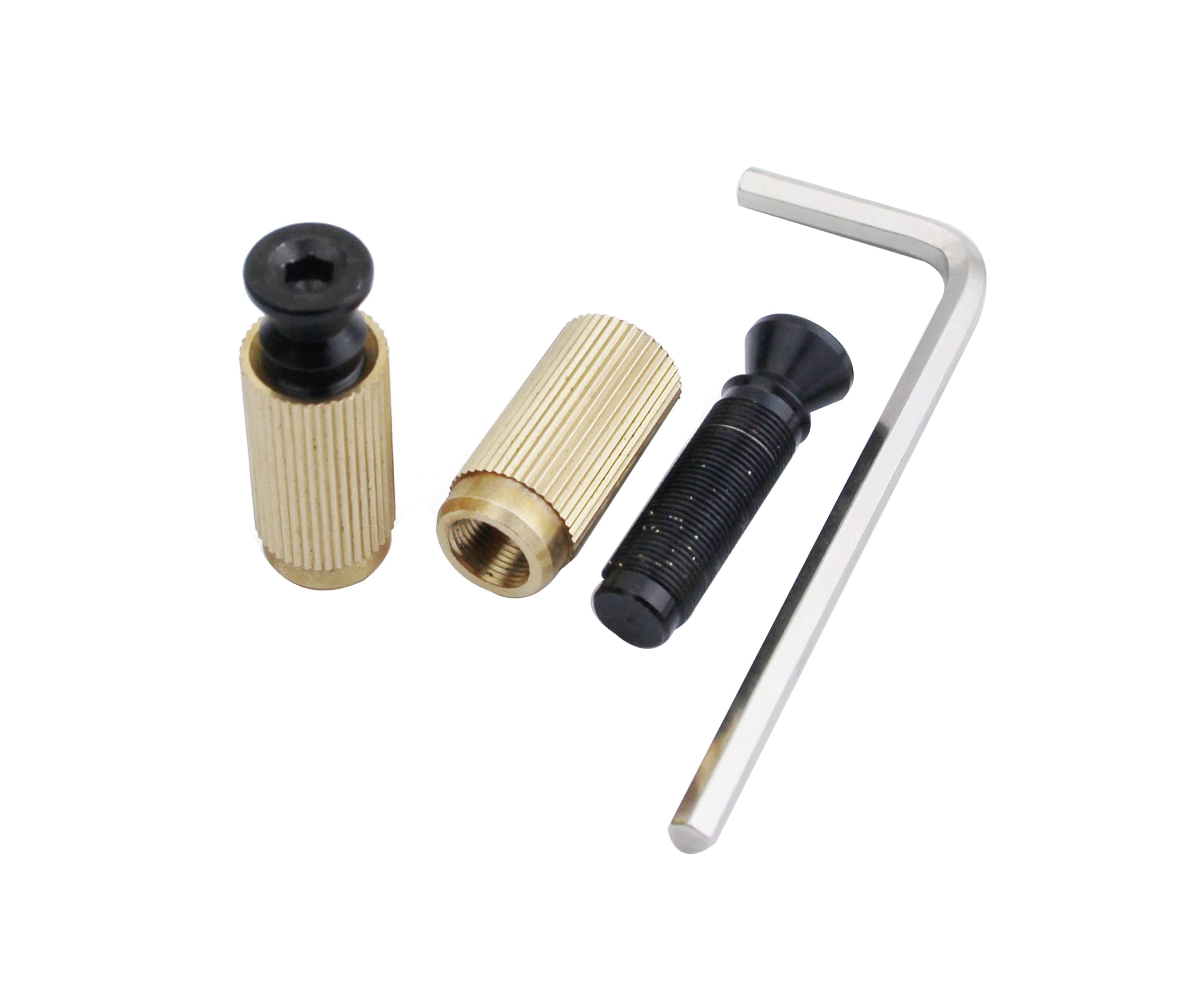Guyker Tremolo Bridge Studs & Anchors Bridge Posts, Mounting Bolt Screw Inserts Compatible With Ge1996T / 510Ts Tremolo System B