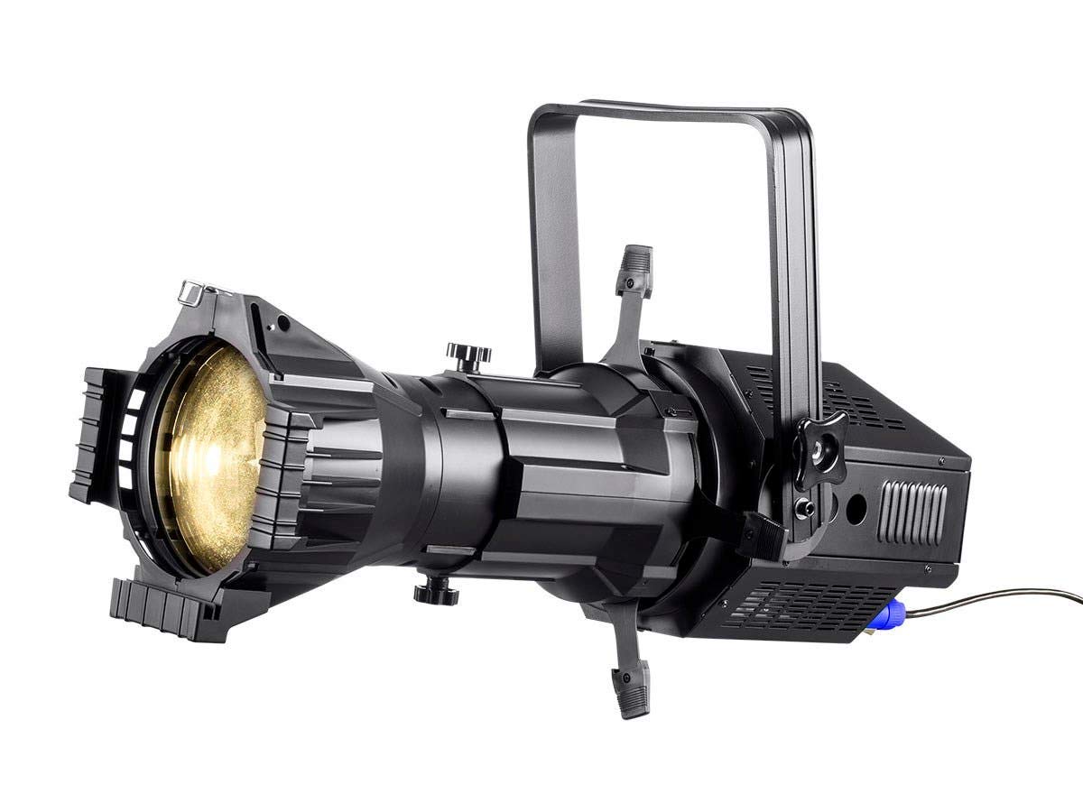 Monoprice COB LED Ellipsoidal - White, 200-Watt, 3200K, 19 Degree, With Gobo Holder, 3-Channel DMX Control - Stage Right Series