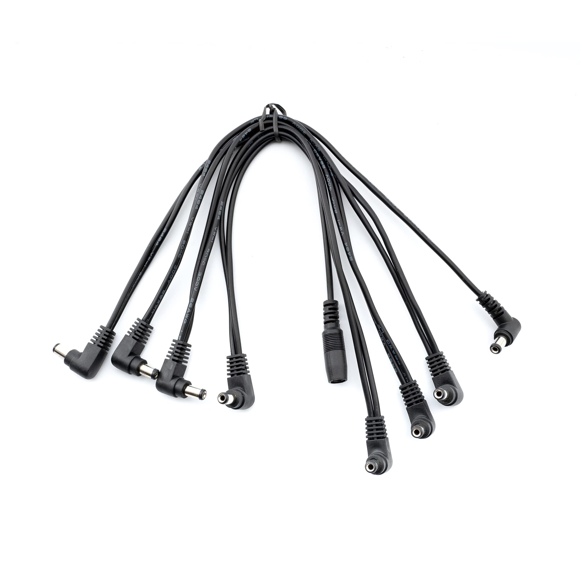 Musiclily Pro DC 9V Power Jack Splitter Adapter 1 for 8 Way Daisy Chain Power Cable for Guitar Effect Pedals