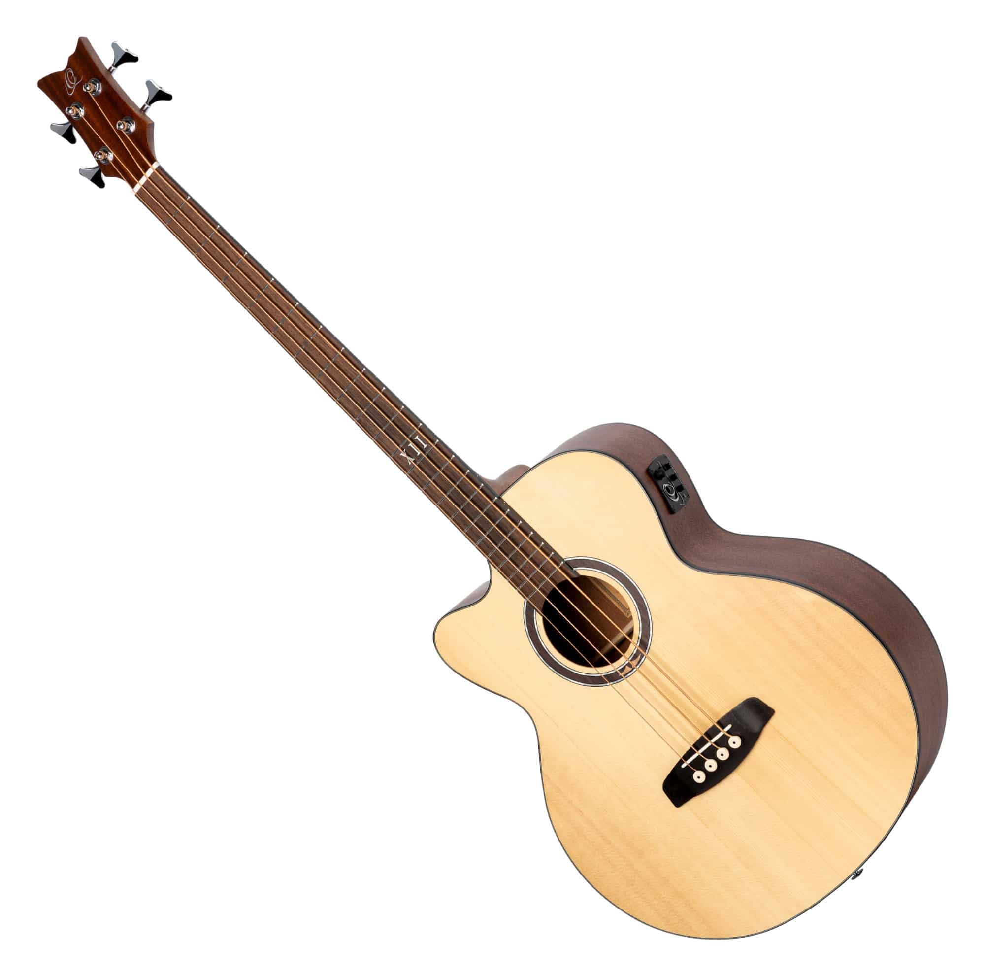 Deep Series Left-Handed Medium Scale Solid Top Acoustic-Electric Bass