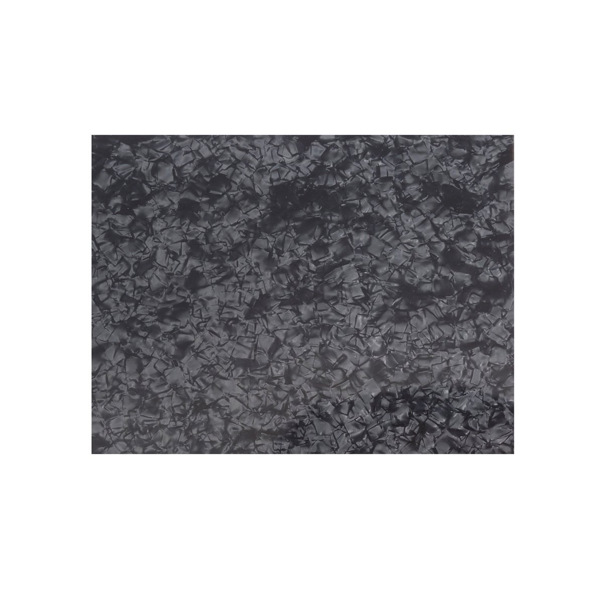 Musiclily 20X25Cm Blanks Acoustic Guitar Pickguard Material Self Adhesive Scratch Plate Sheet, Black Pearl