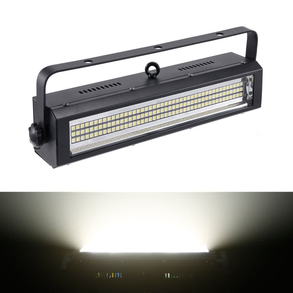 Mfl. S100 132-Led Strobe Lights White Bright Stage Lighting Strobe Blinder And Wash Light Dj Disco Lights Sound Activated Modes