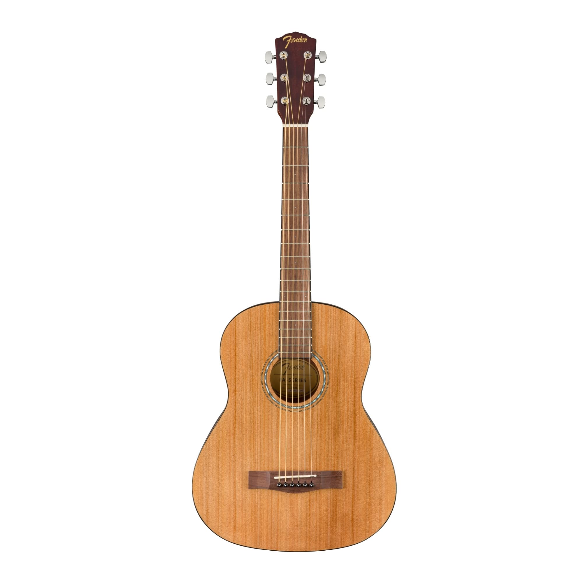 Fender Fa-15 3/4 Scale Steel String Acoustic Guitar, With 2-Year Warranty, Natural, With Gig Bag