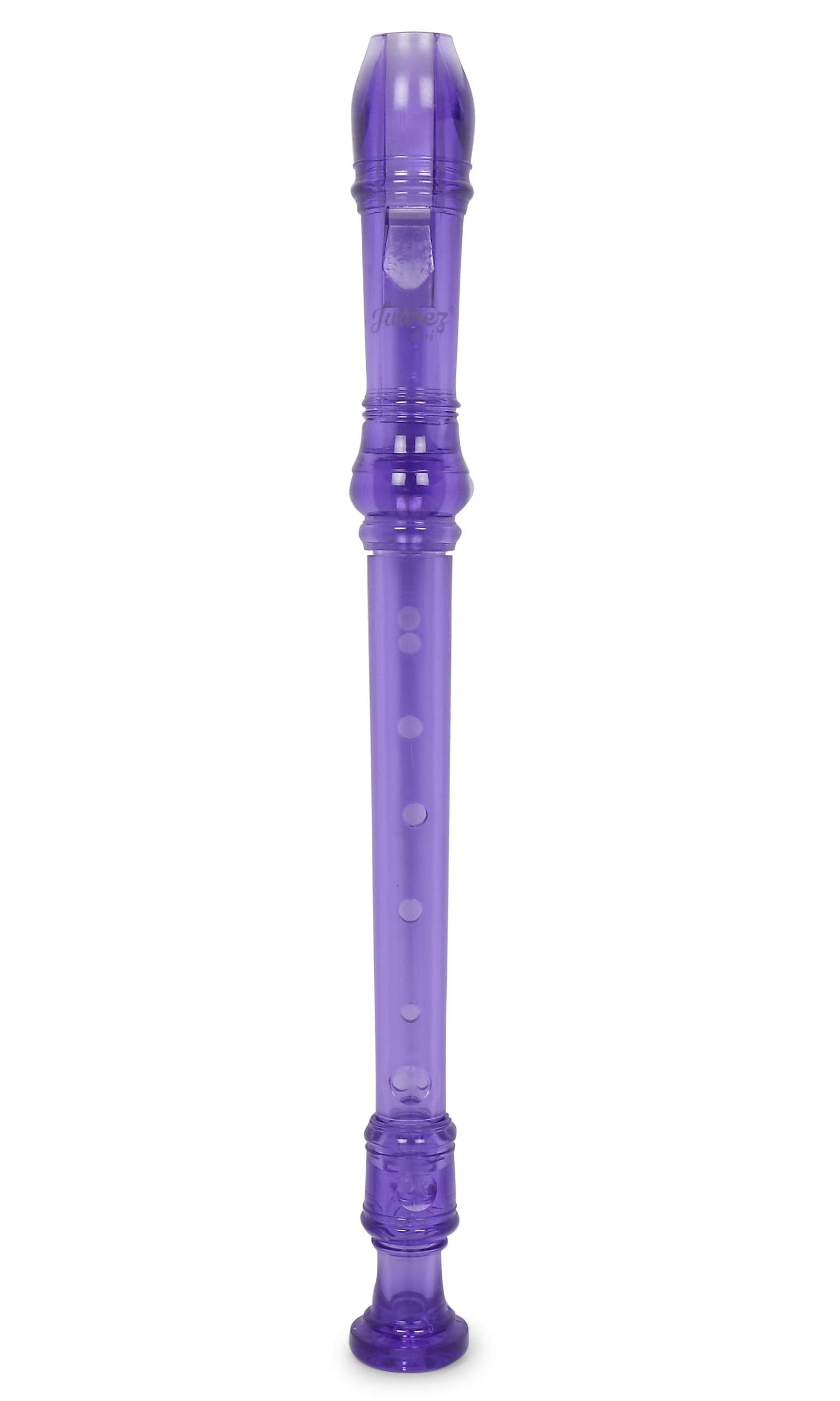 JUAREZ JRF100PP Clar Descant German Style 8 Holes Soprano Recorder Flute with Cleaning Rod Suitable for School Ensembles | Home 