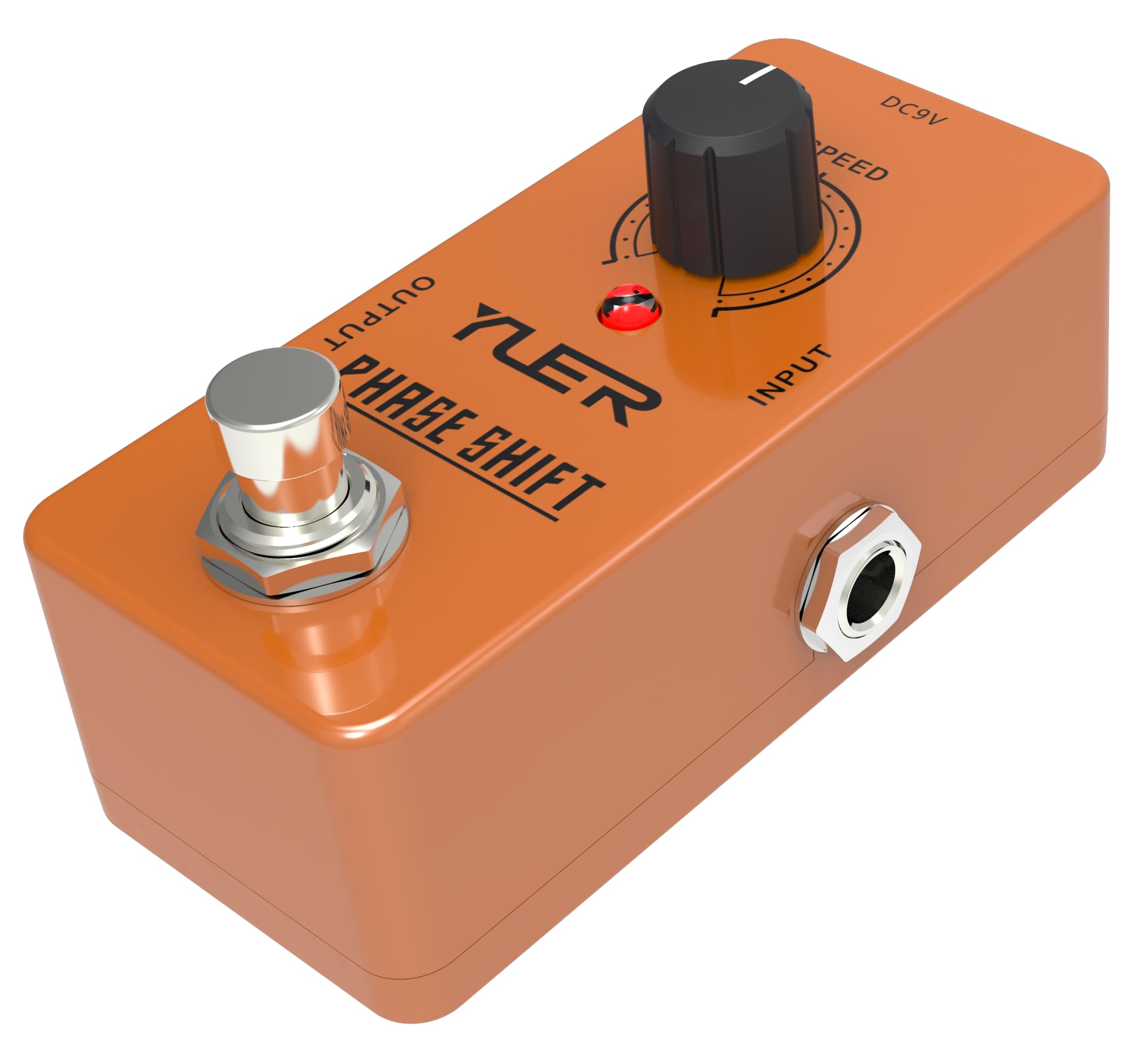 Phase Shift,Guitar Pedal,Electric Guitar Effects Pedal for Guitars and Bass Effect Pedals Mini Single Type DC 9V True Bypass