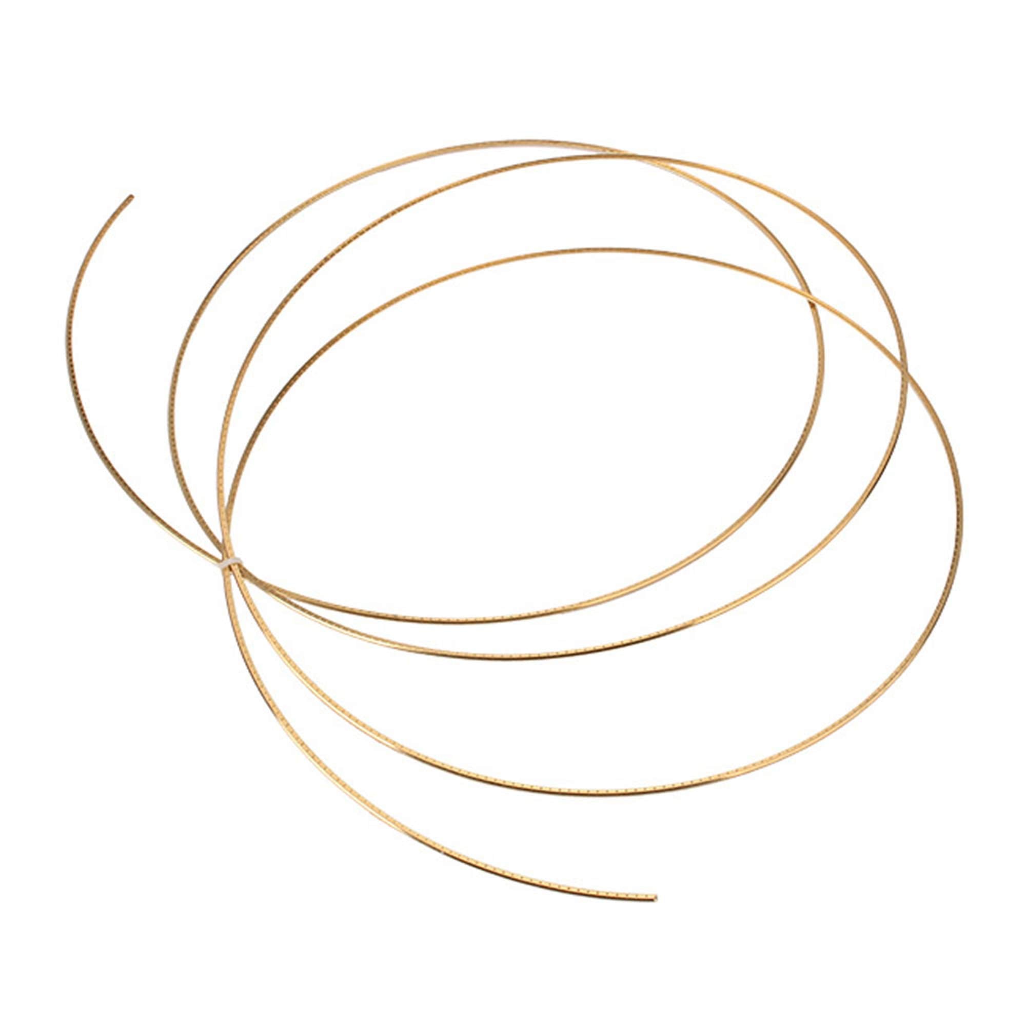 Lovermusic Gold 2.3Mm Fingerboard Brass Copper Acoustic Guitar Fret Wire Acoustic Guitar Strings For Folk Guitars