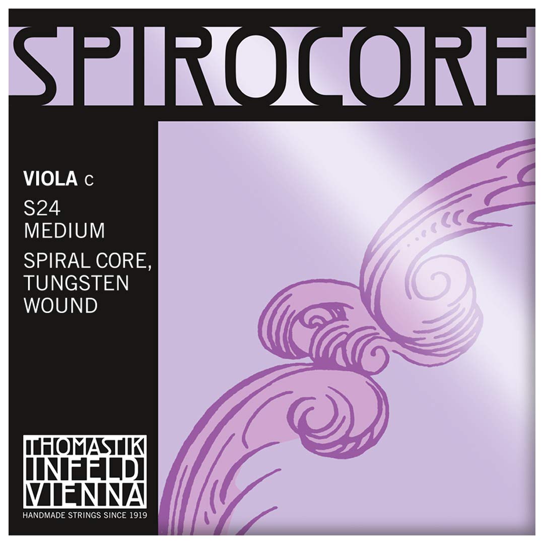 Thomastik-Infeld S24W Spirocore Viola Strings, Single C String, Weich (Light), 4/4 Size, Steel Core, Tungsten Wound
