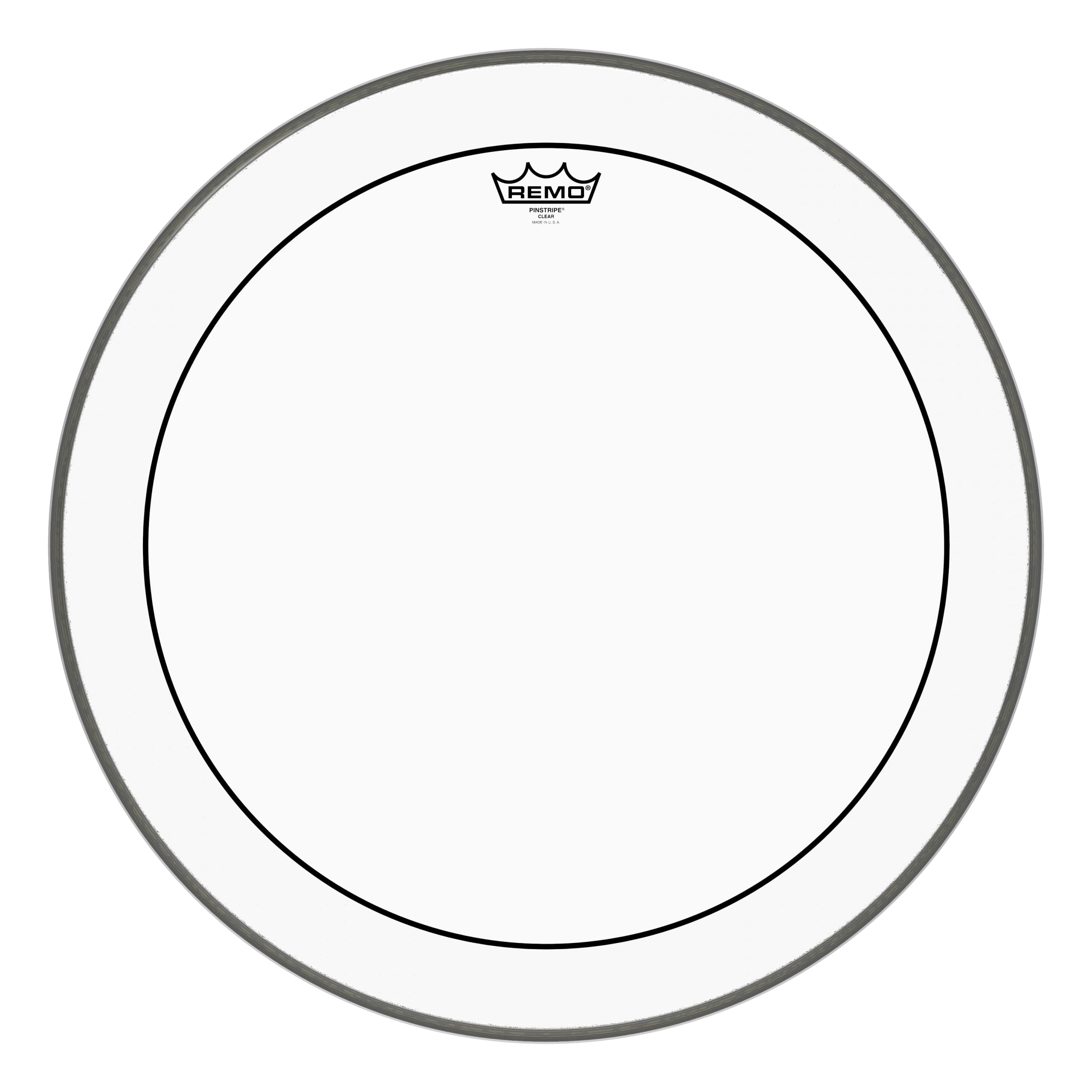 Remo Pinstripe Clear Bass Drum Head - 22 Inch