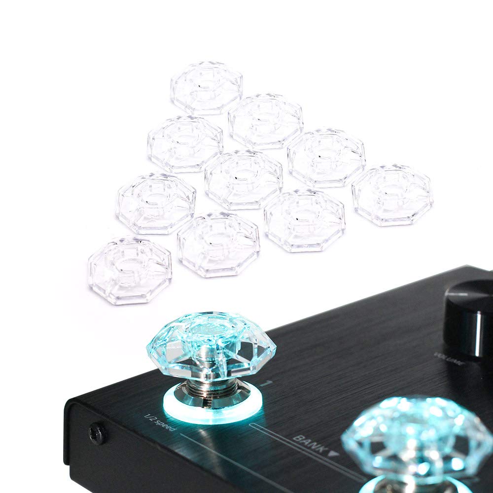 Hotone Karat Cap Transparent Cover for Foot Switch Switch Protector Upper Pedal Button - Pack of 10