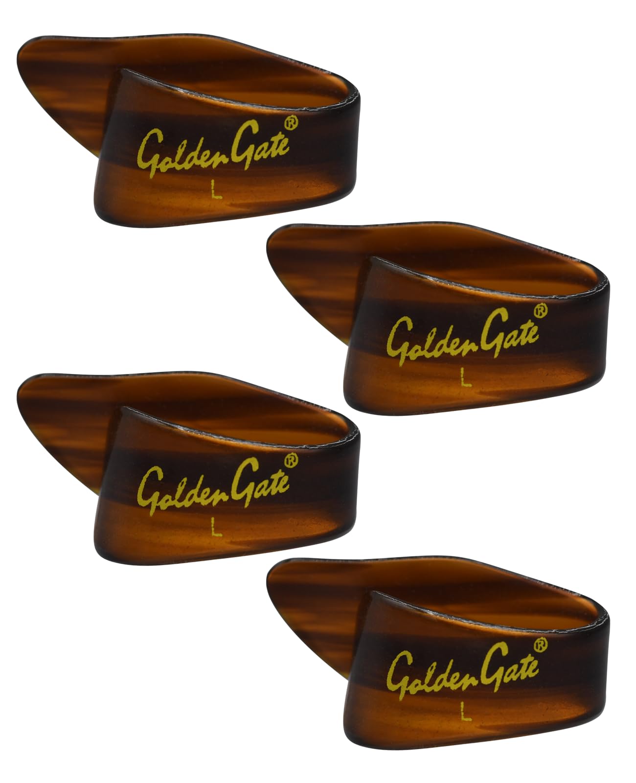 Golden Gate Gp-4T-4Pk Thumb Picks - Tortoise - Large - 4 Pack