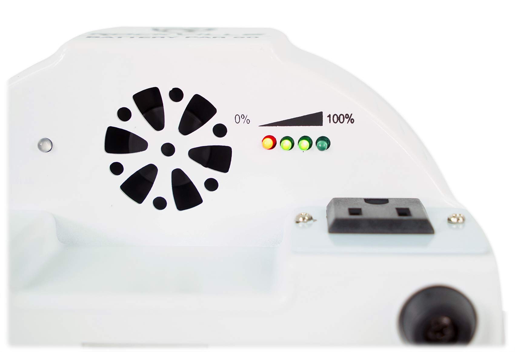 (4) Rockville Battery PAR 50 White Rechargeable LED DMX DJ Wash Up-Lights+Bag