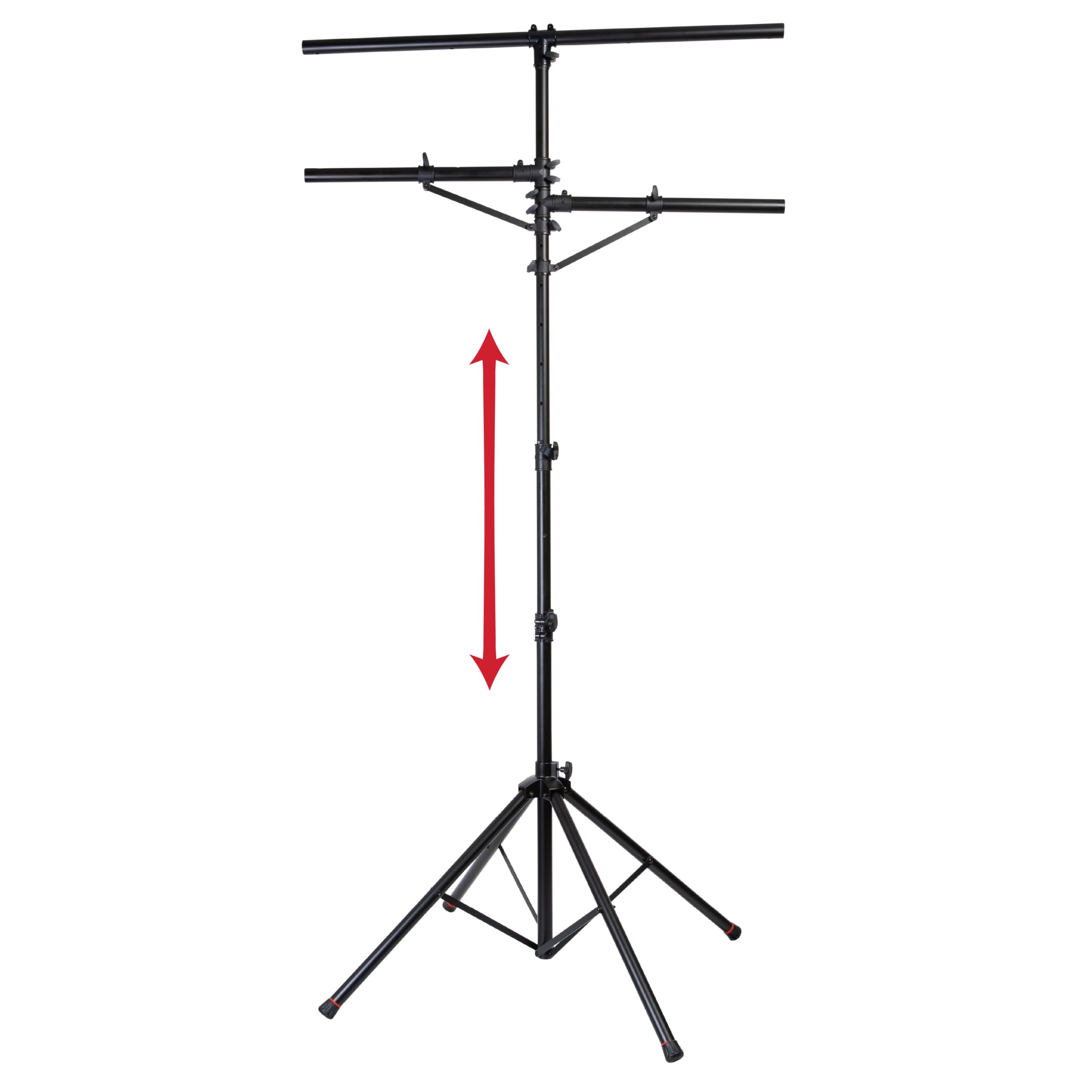 Gator Frameworks Quadpod Lighting Stand for up to (8) PAR Style Lights, 110lbs. Weight Capacity (GFW-LIGHT-LS2000)