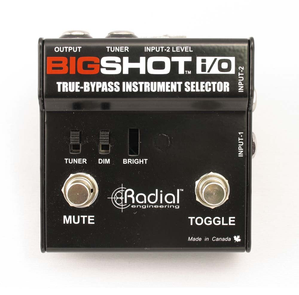 Radial Bigshot I/O True Bypass Selector Switch
