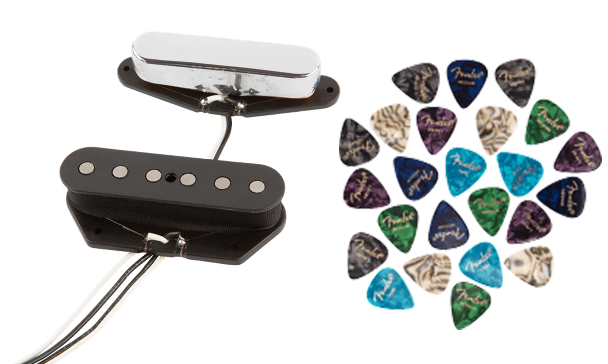 Fender Tex-Mex Telecaster Pickups Bundle With Picks