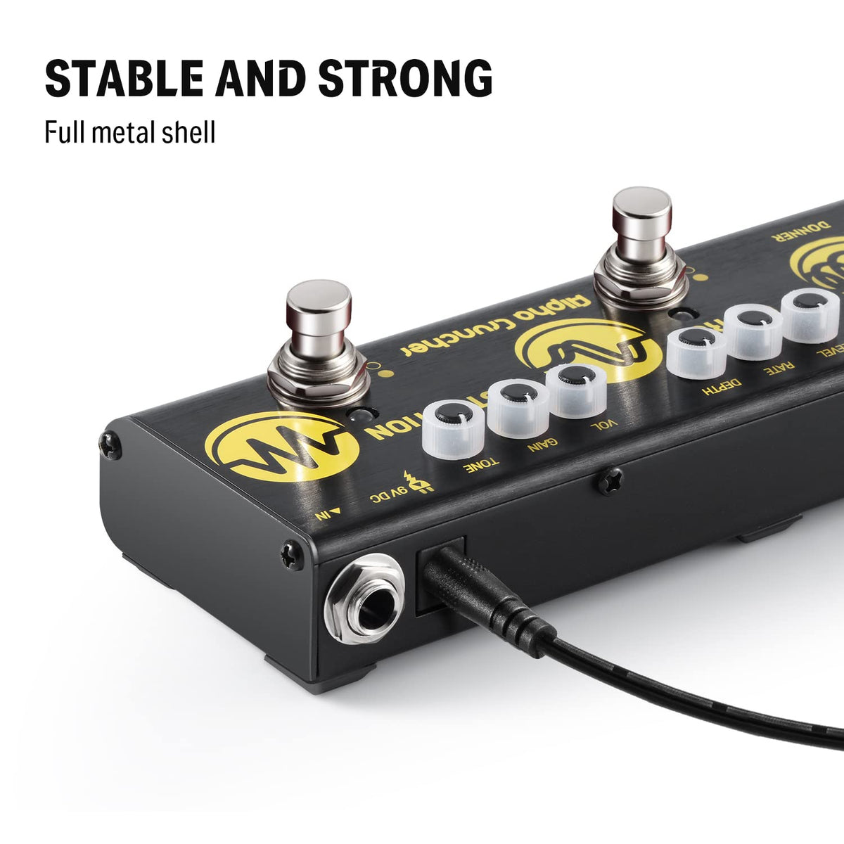Donner Multi Effects Guitar Pedal Alpha Cruncher 3 Type Effects Delay ...