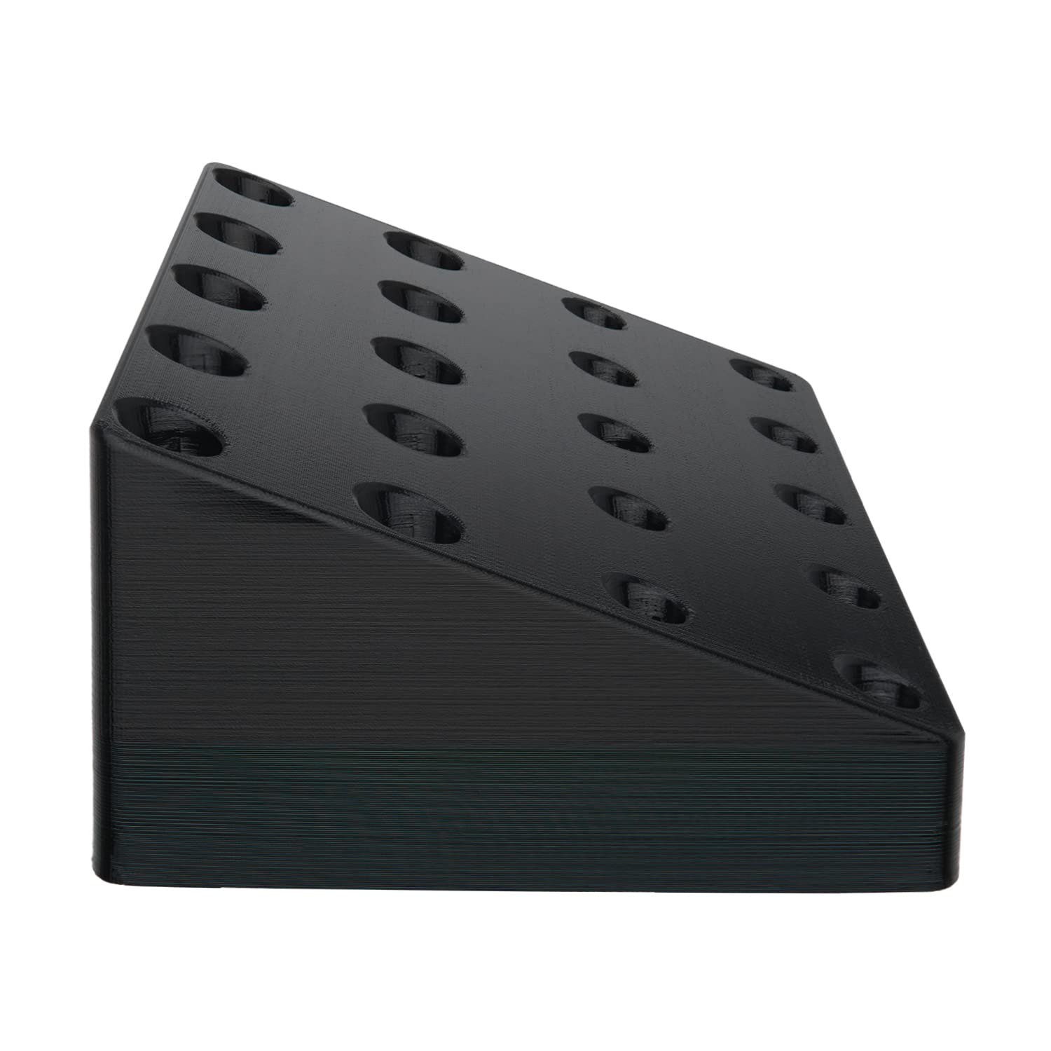 Slide Stand - Store 20 Bowls - 14mm 18mm 10mm (Black, 18mm)