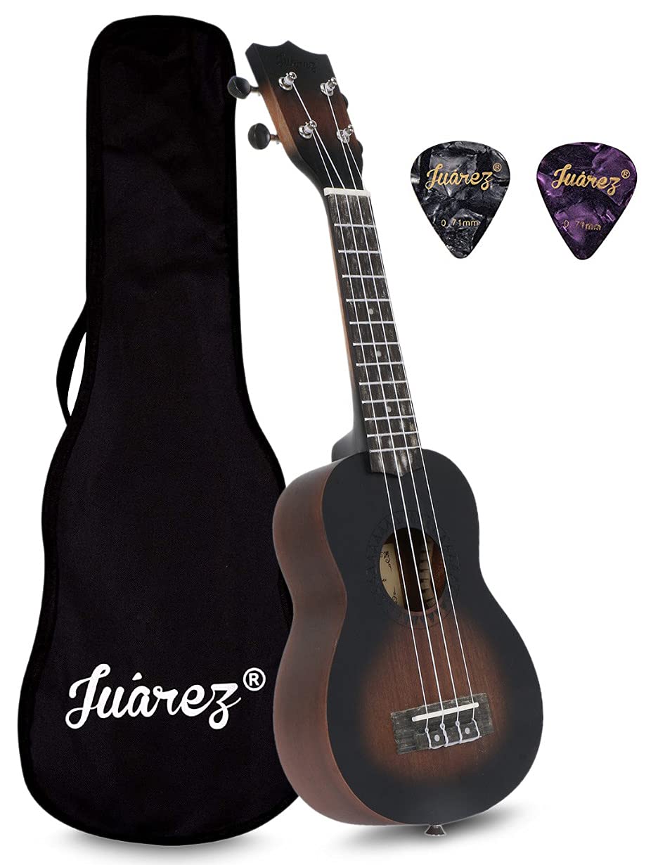 Juarez 21 Ukulele Jrz21Uk/Bk, Black Sunburst (Jrz21Uk/Bts)