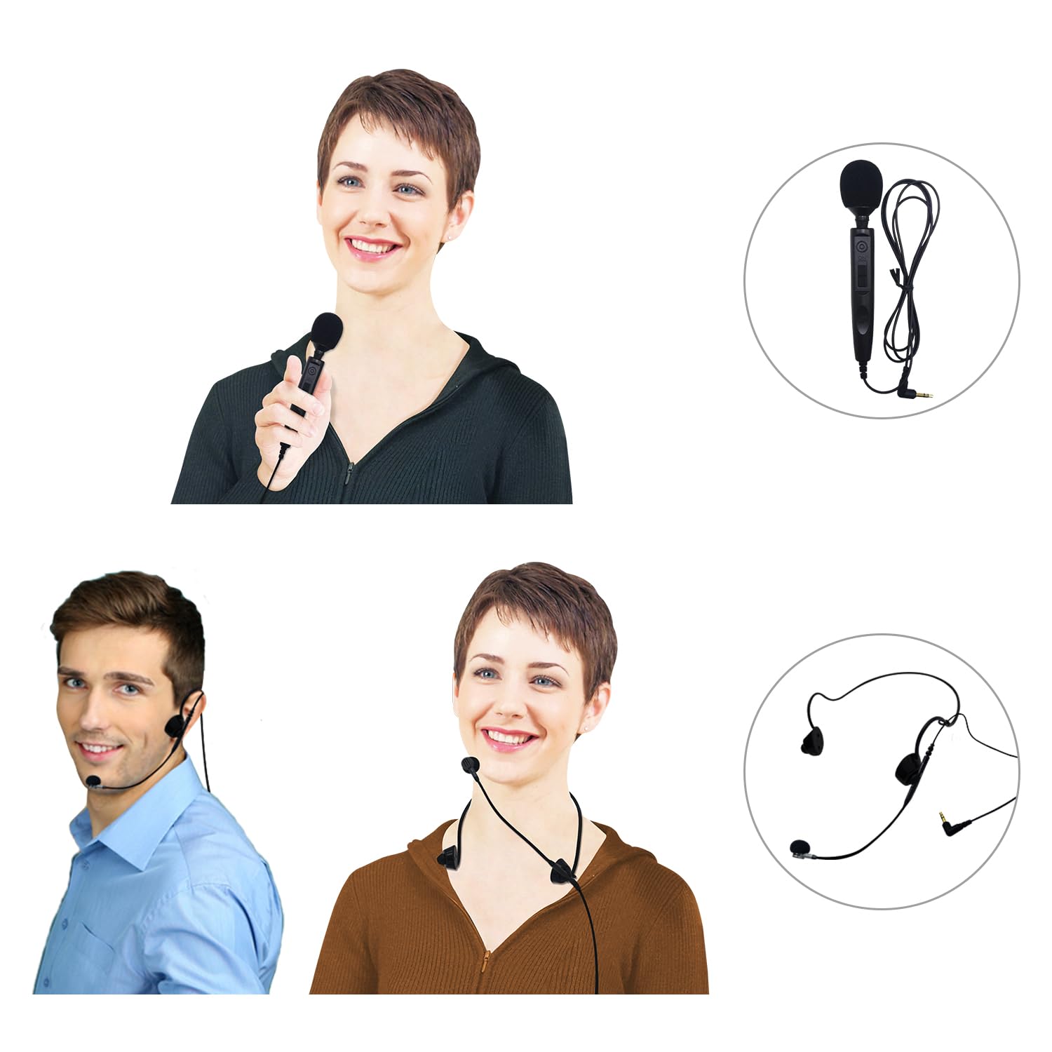 GIGAPHONE G100S 30W Portable Voice Amplifier with Microphones