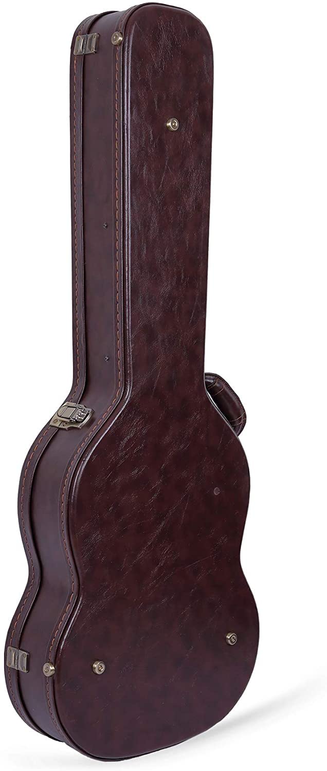 Crossrock Wooden Case for SG Electric Guitars, Vintage Brown (CRW620SGBR)