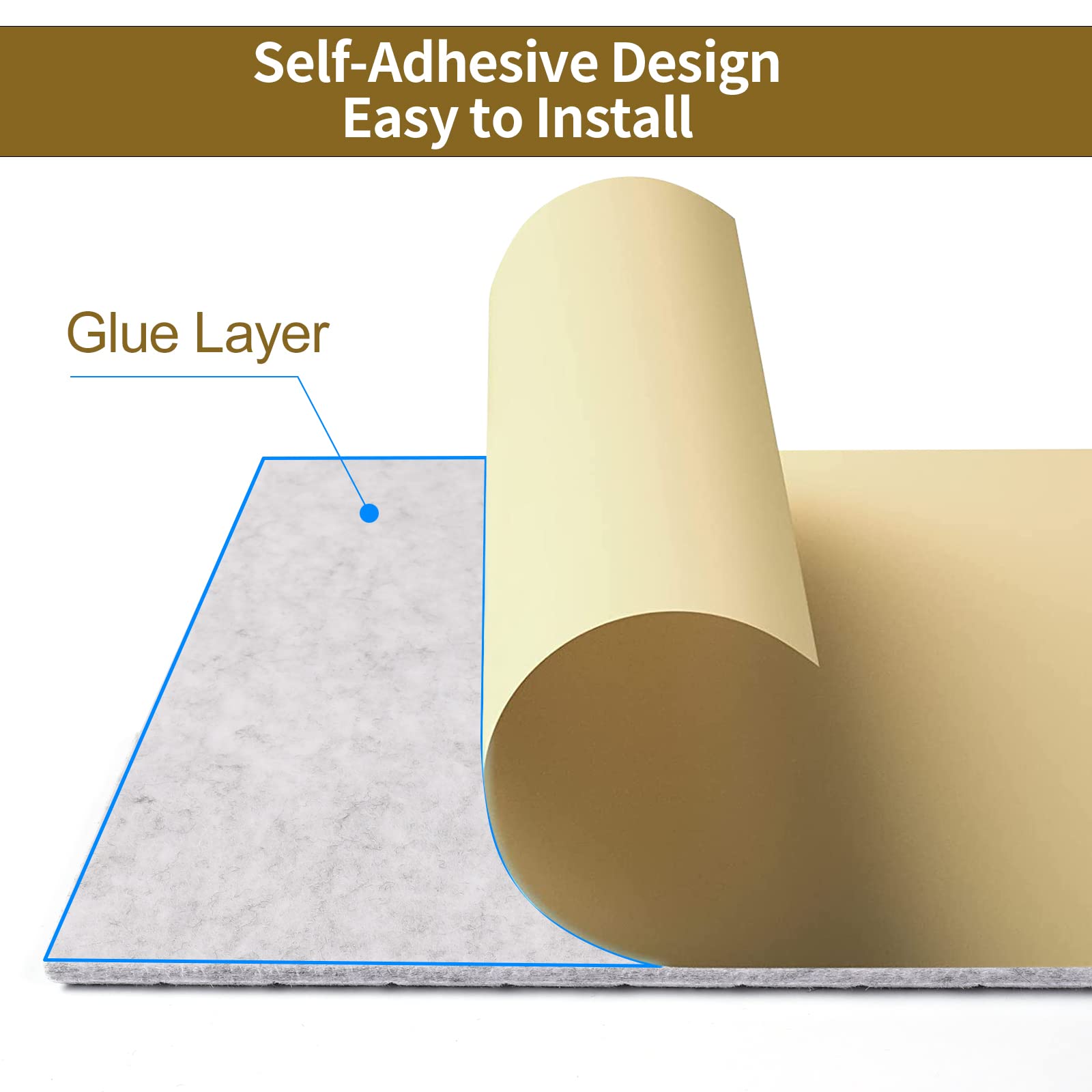 16 Pcs Pro Grade Soundproof Wall Panels,Acoustic Panels,Premium Sound Panels,Better Than Foam,Wedge Design,with Adhesive on Back