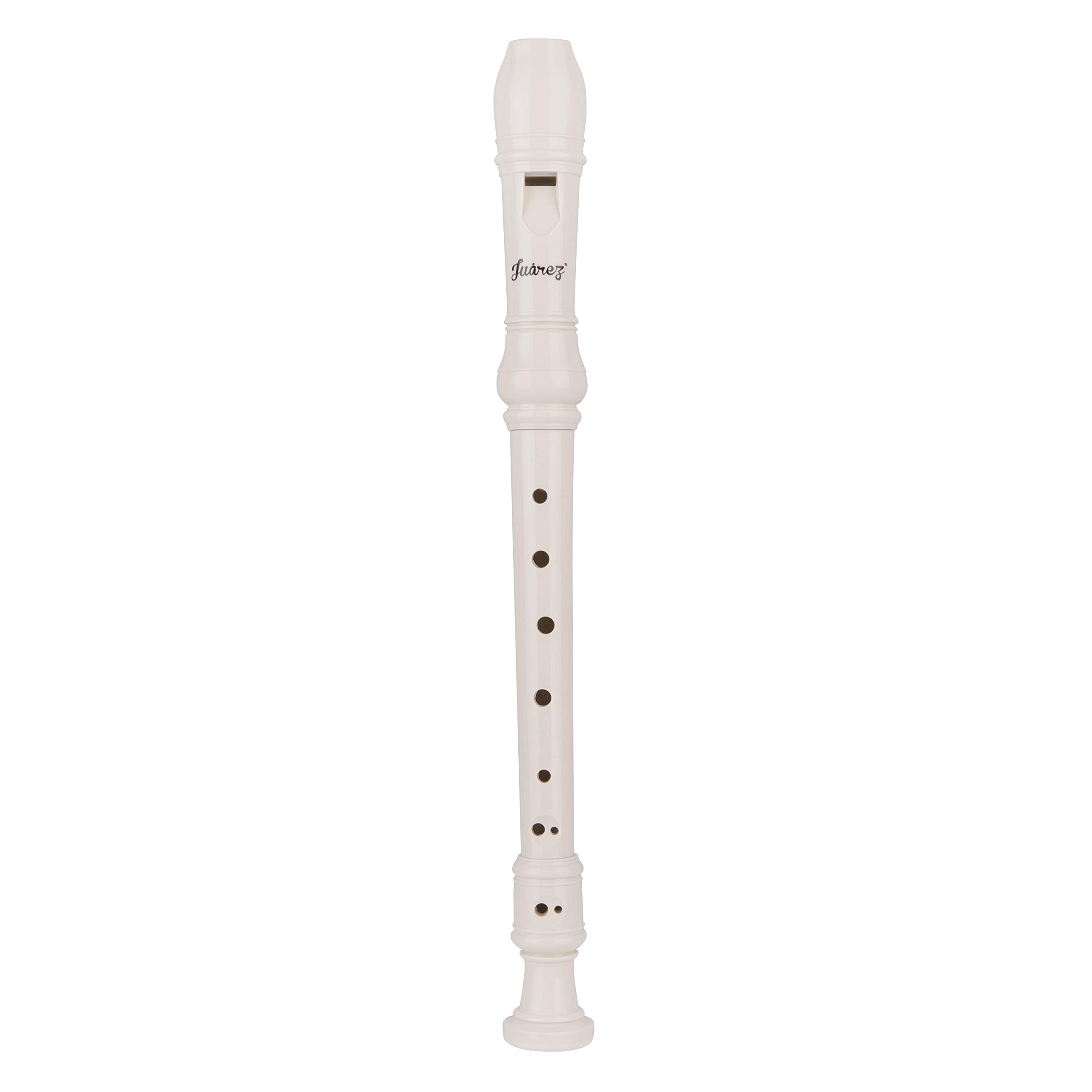 JUAREZ Clar Descant German Style 8 Holes Soprano Recorder Flute with Cleaning Rod Suitable for School Ensembles | Home Practice 