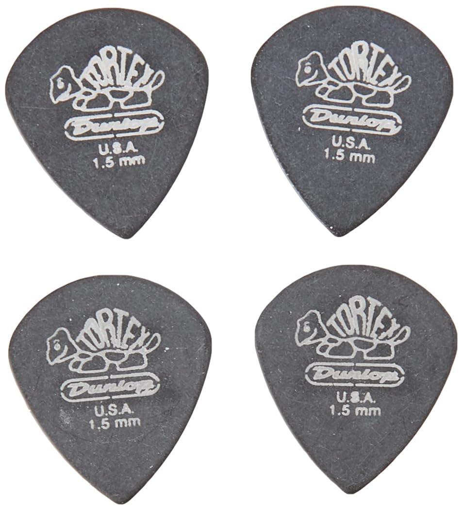 Jim Dunlop 482P15 Pitch Black Jazz Iii, 15Mm, 12Players Pack