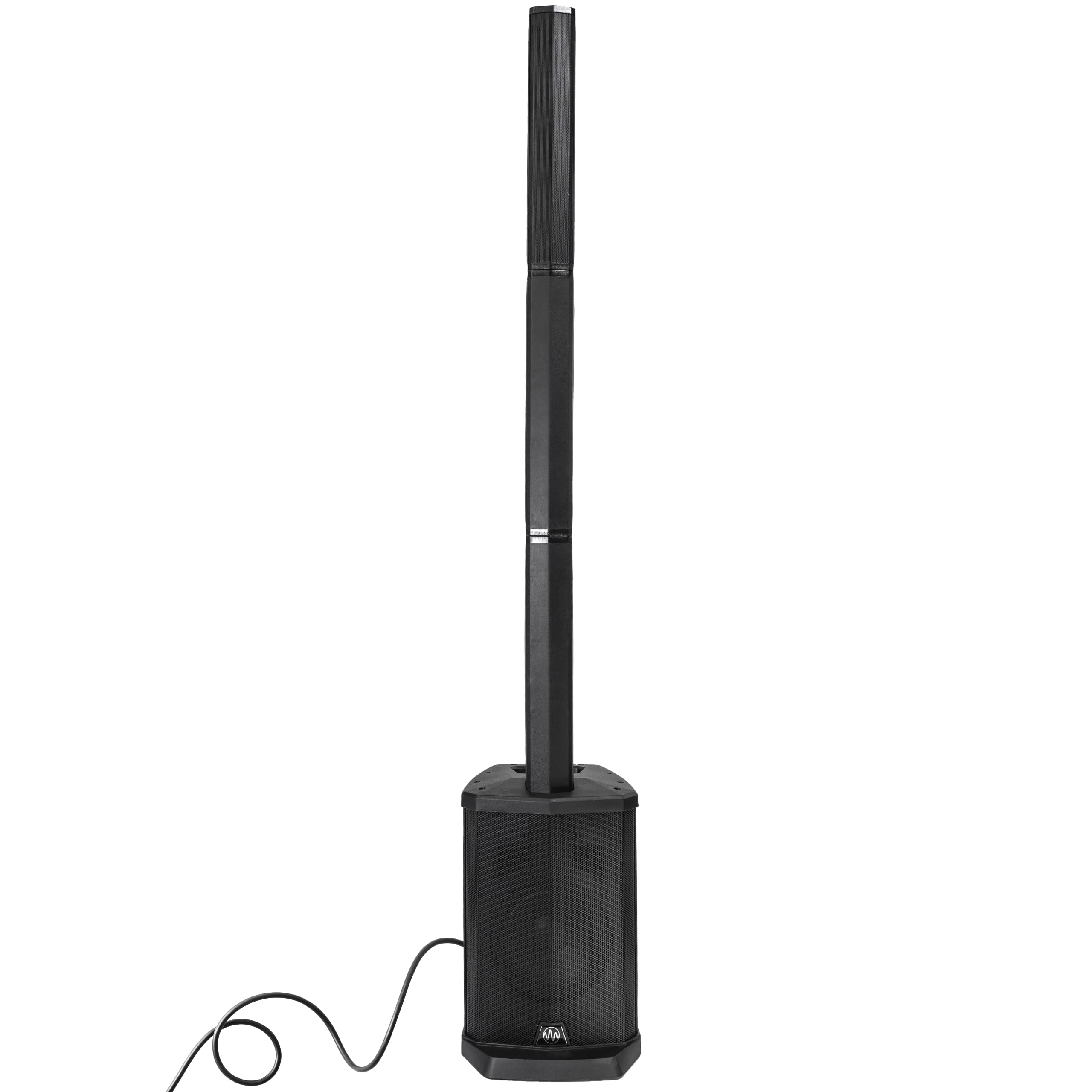 Gemini Sound Wpx-2000 Active Column Line Array Speaker 1200W Peak Power Portable Pa, Bluetooth, Tws Link, Adjustable Reverb, Hig