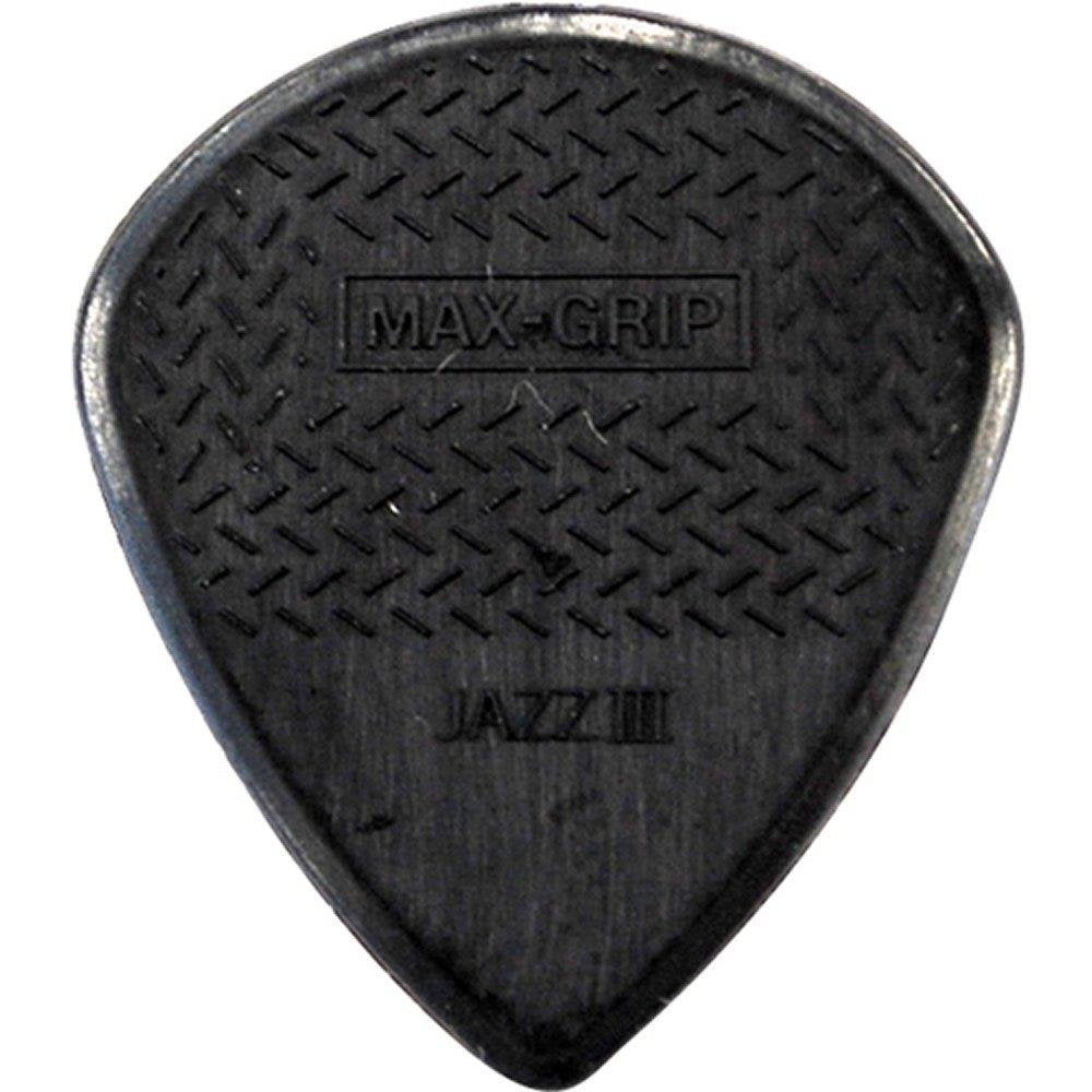Jim Dunlop 471R3S Max-Grip Jazz Iii, Black ''Stiffo'', 24/Bag