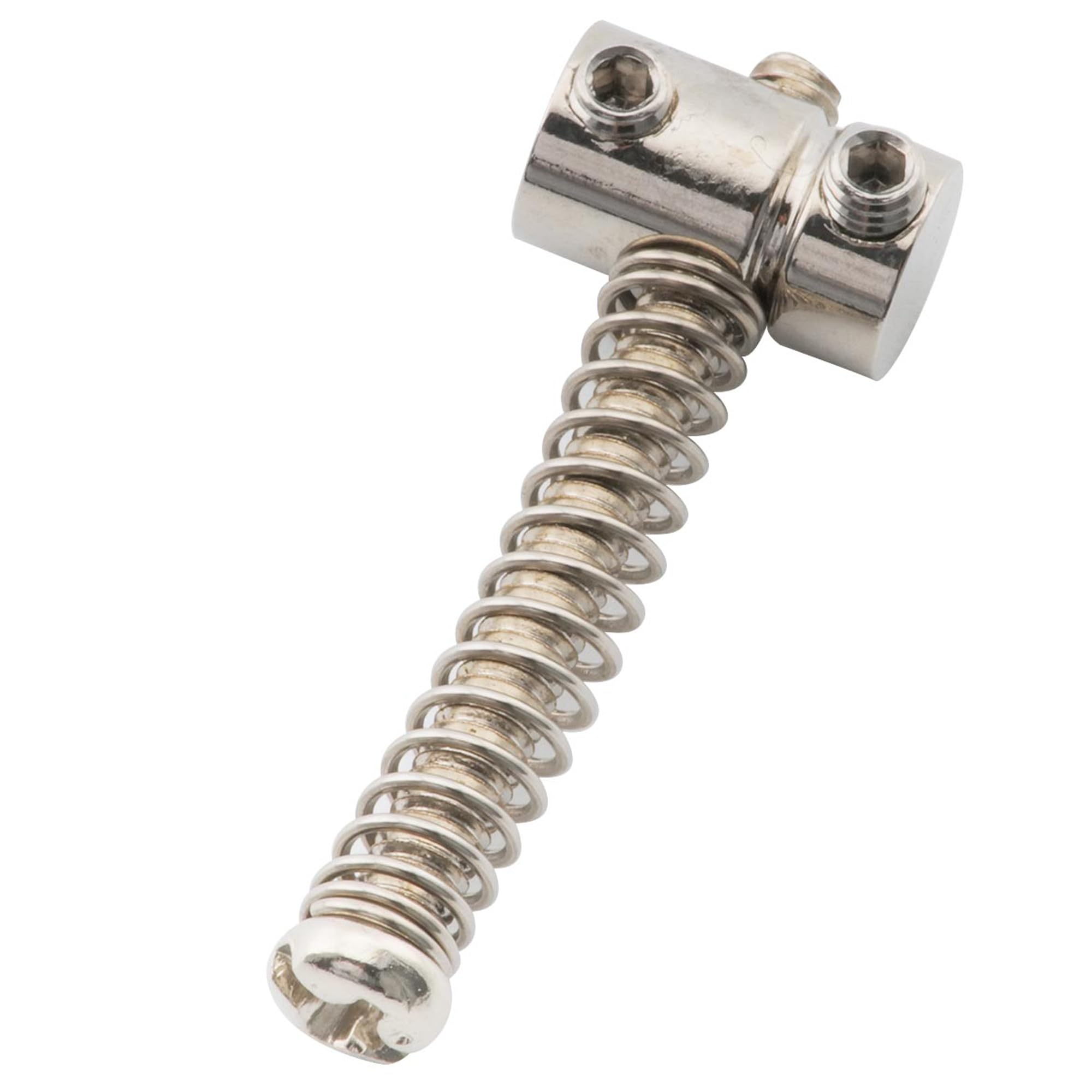 Musiclily Pro 10.8mm Small Barrel Steel Saddles Round Bridge Saddles for Fender Squier Telecaster Tele Style Electric Guitar, Ni