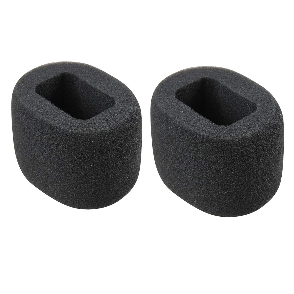 2 Pcs Foam Windscreen Fits Zoom H1n / Zoom H5studio Handy Recorder Digital Recorder by Hermitshell