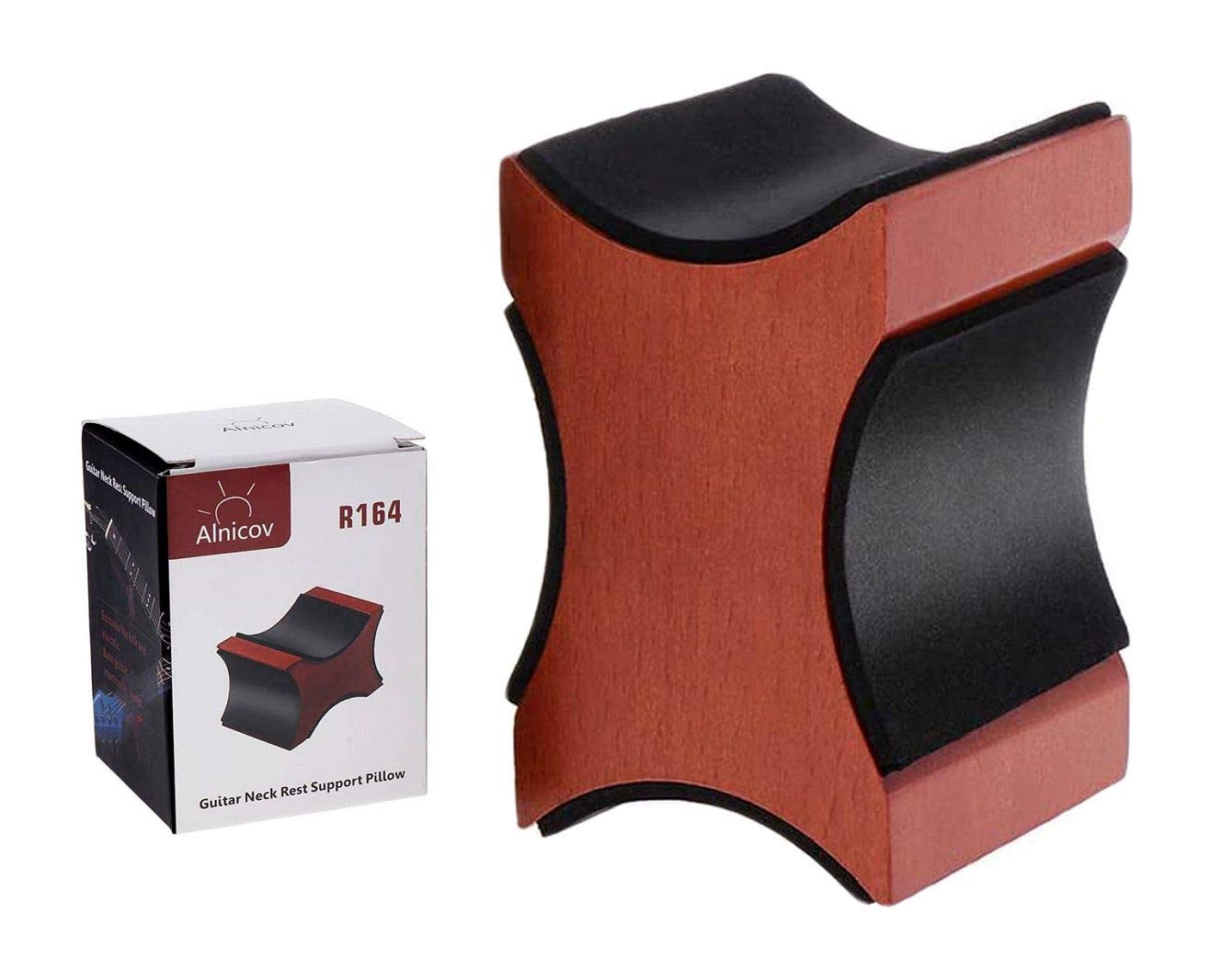 Guitar Neck Rest, Electric Acoustic & Bass Guitar Support Pillow For Changing Strings, String Instrument Wooden Neck Craddle, Lu