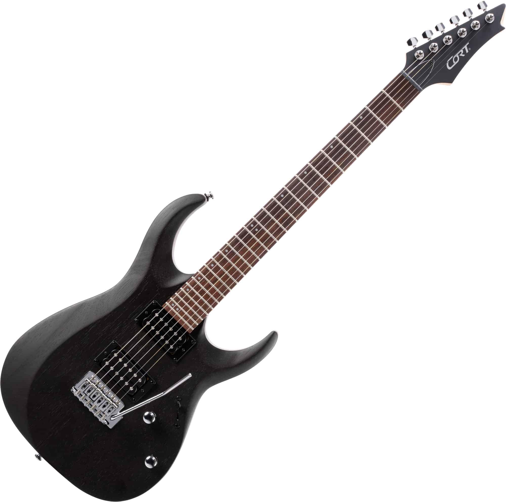 Cort B-001-1701-0 Electric Guitar Solid Body Open Pore Black