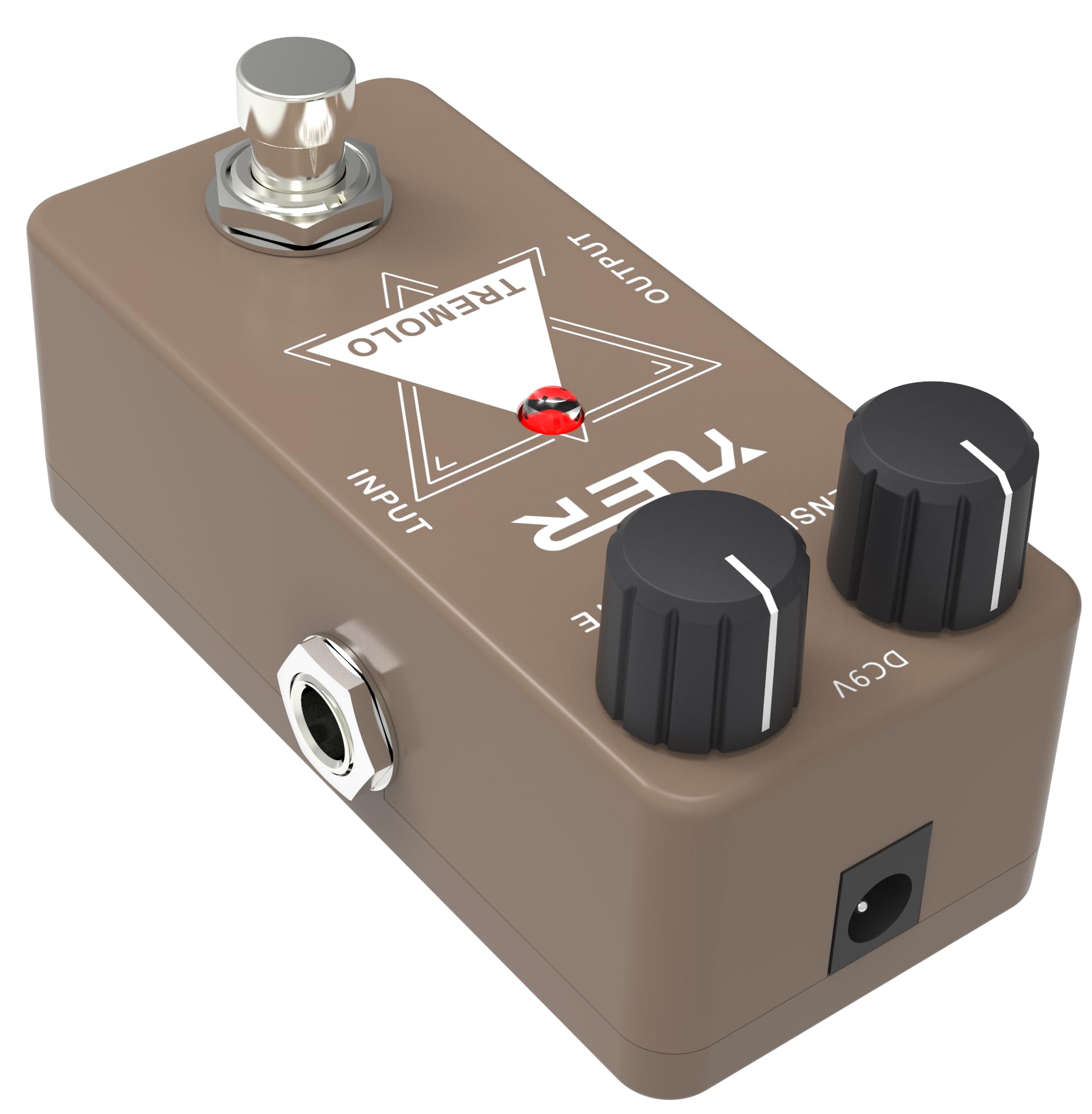 Tremolo,Guitar Pedal,Electric Guitar Effects Pedal for Guitars and Bass Effect Pedals Mini Single Type DC 9V True Bypass